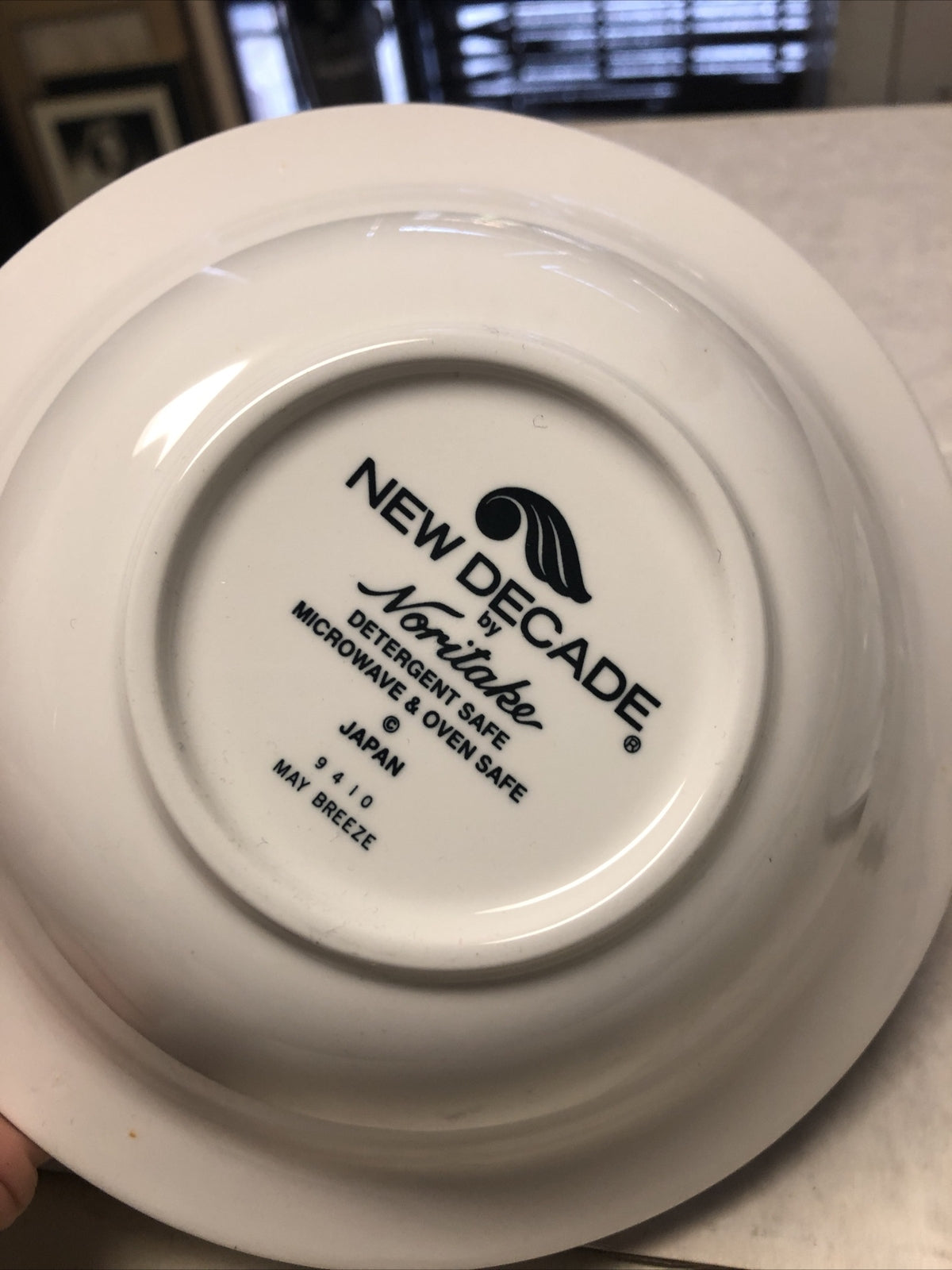 Lot Of 2 Noritake New Decade May Breeze Soup Bowl 7” & Small Plate 6”3