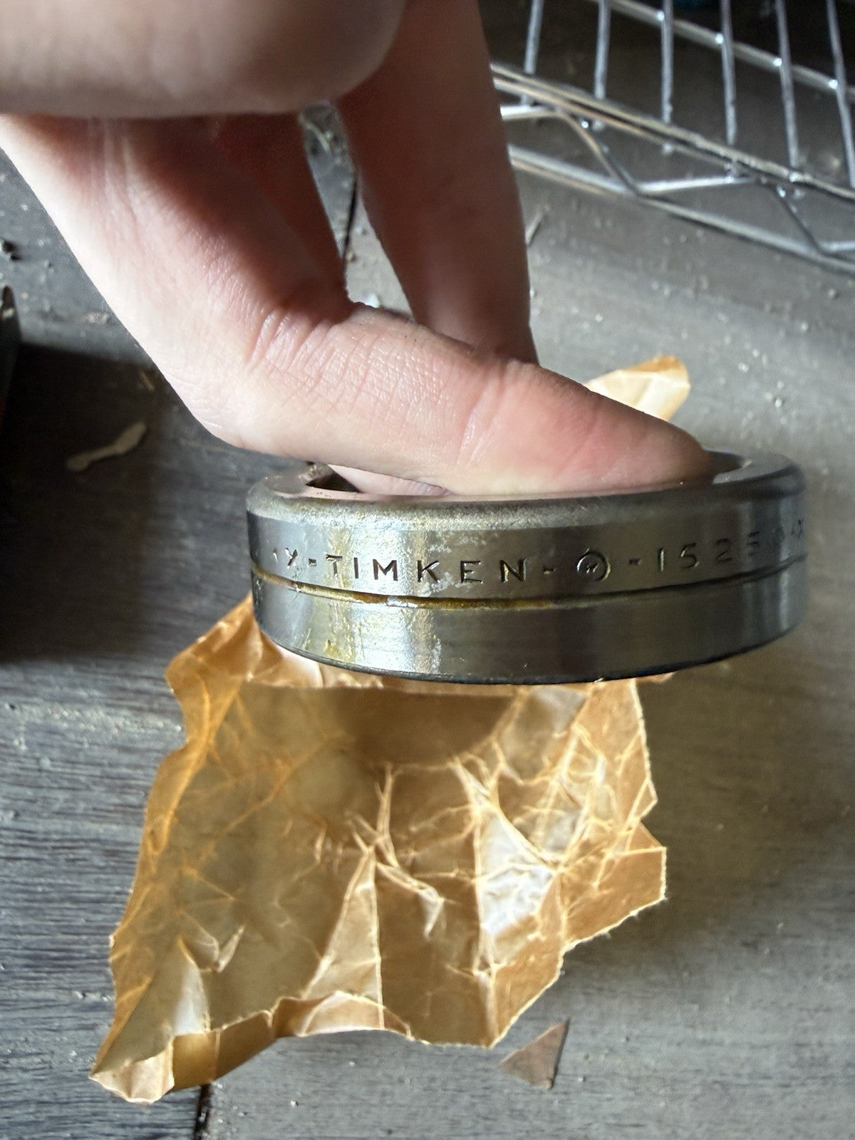 NEW Timken 15250-X Tapered Roller Bearing Cup NOS Made in USA 15250X Cup4