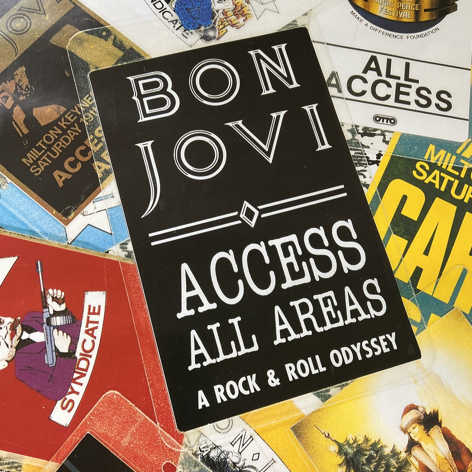 Bon Jovi Access All Areas Rock & Roll Odyssey Promo Original Poster4