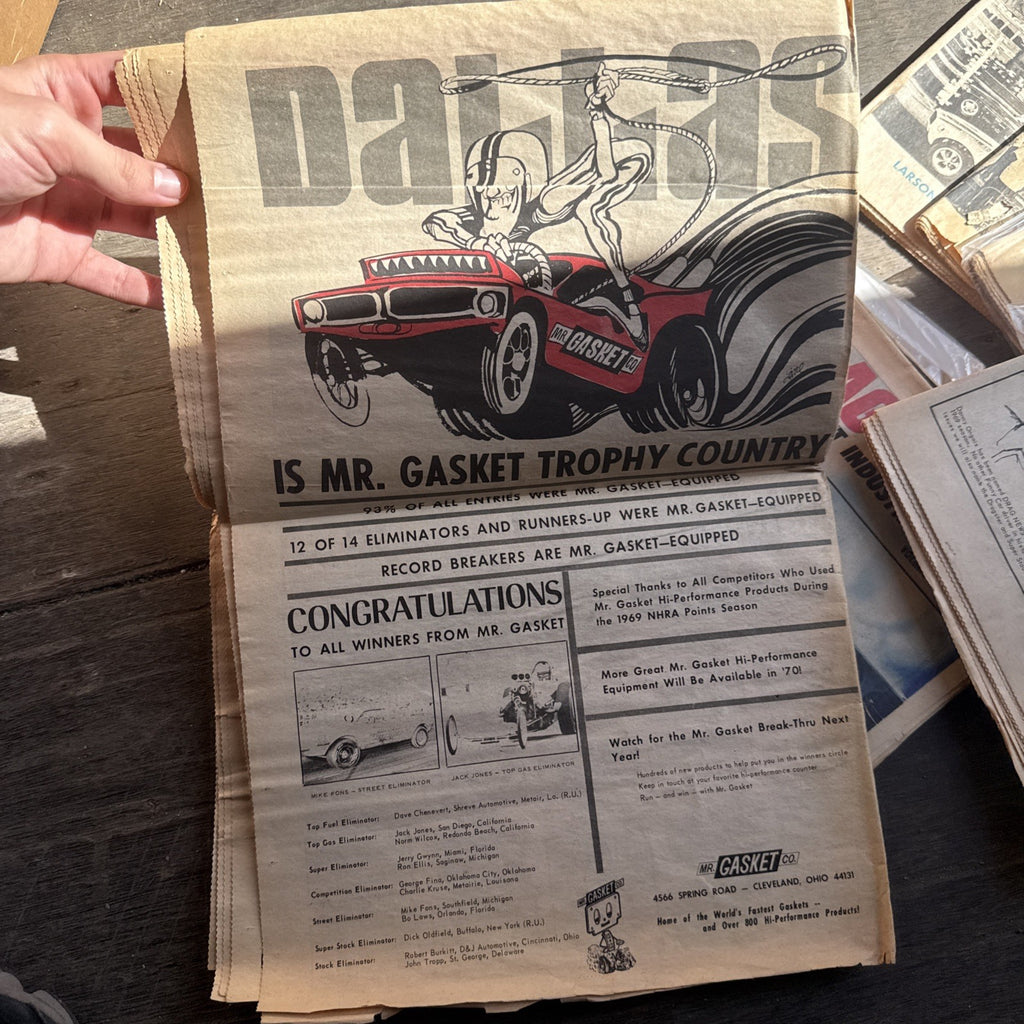Vintage Drag News Magazine 1969 Volume 15 Drag Racing NHRA Don Garlits Lot5