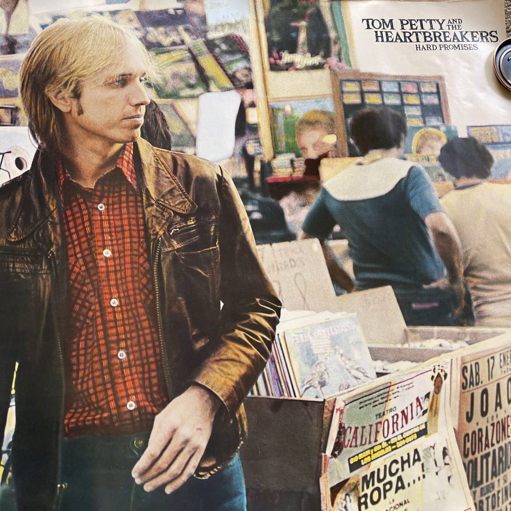 #176 1981 Tom Petty Hard Promises record Store Promo Poster 23” X 35”8