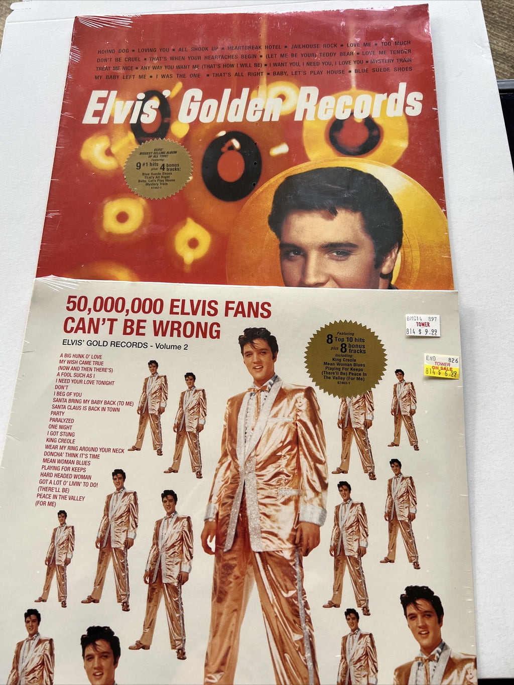 Two Elvis Presley Records, Elvis’ Golden Records , Gold Records Vol 2 0
