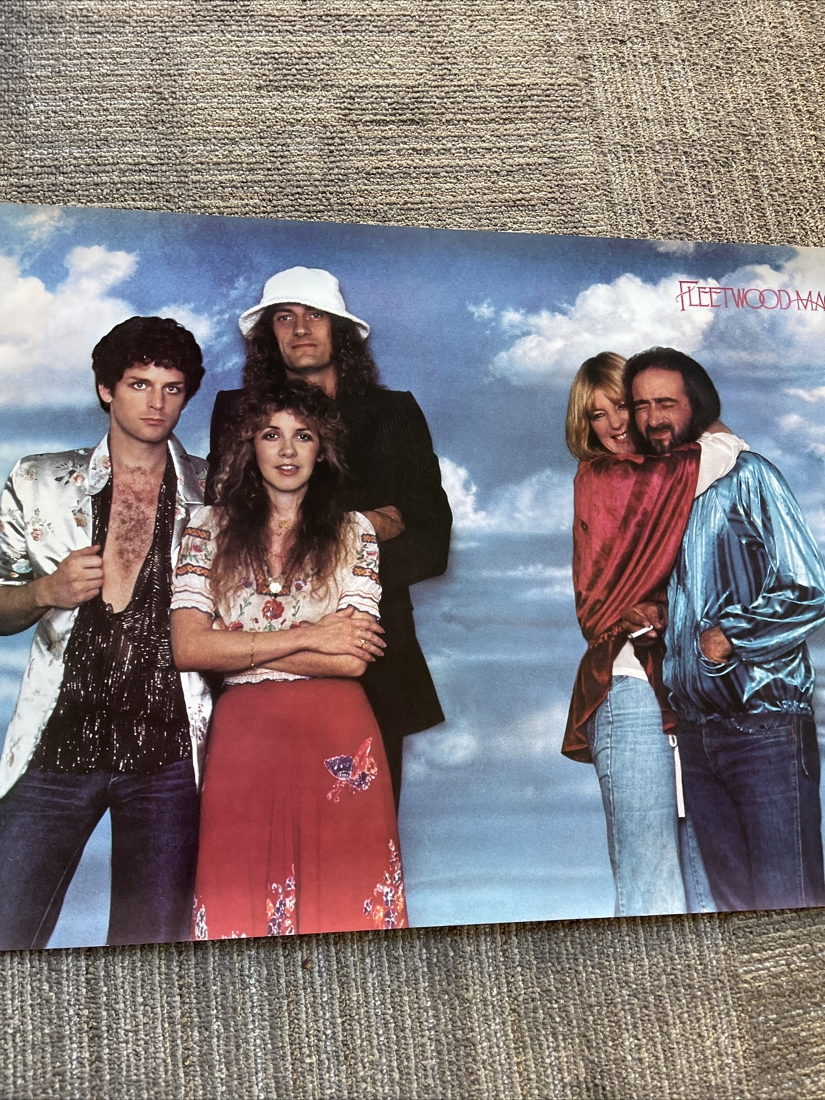 #165 1978 Fleetwood Mac Stevie Nicks Record Store Promo Poster 23”x34” Rare!7