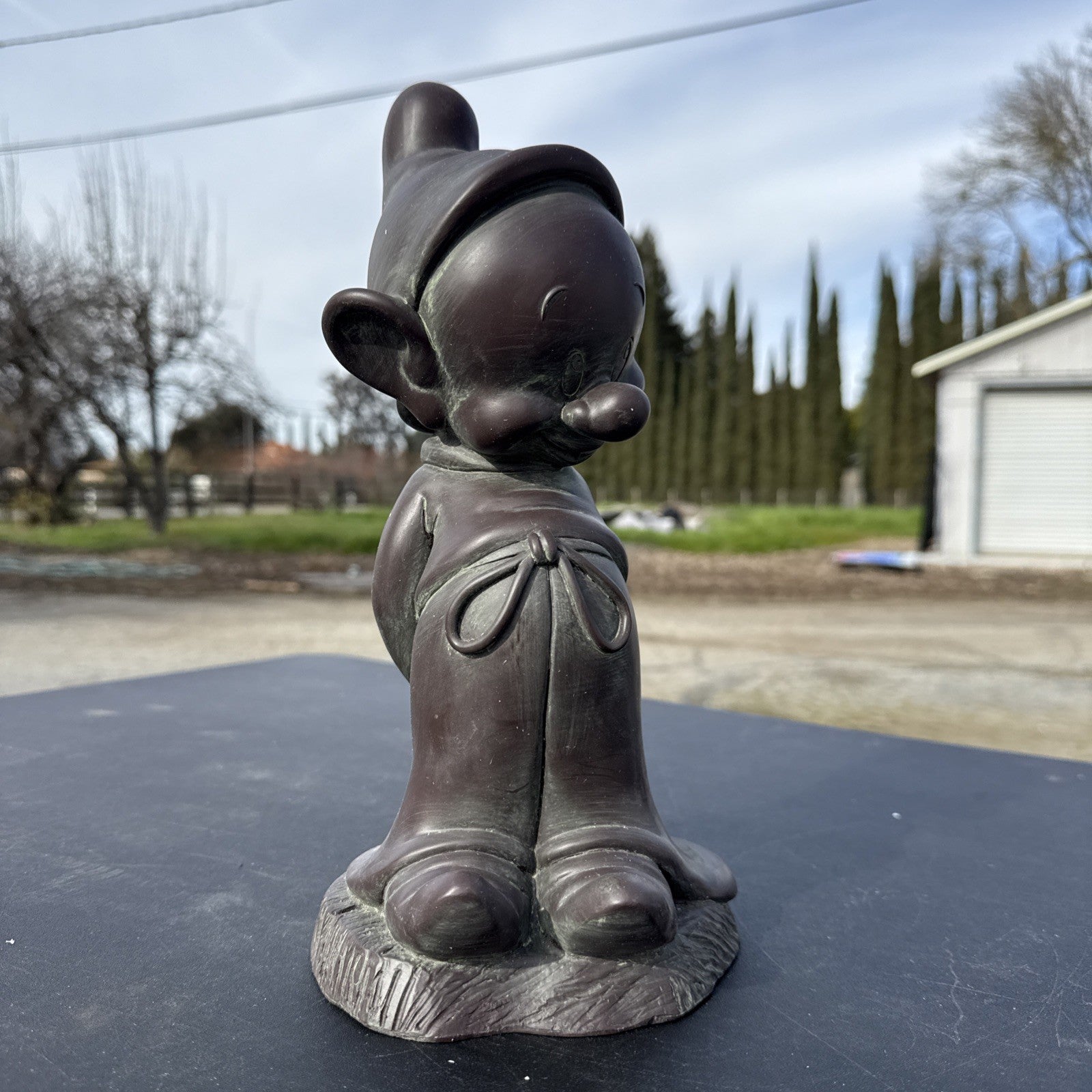 Large Disney Snow White Dopey Garden Gnome Statue Indoor/Outdoor 41
