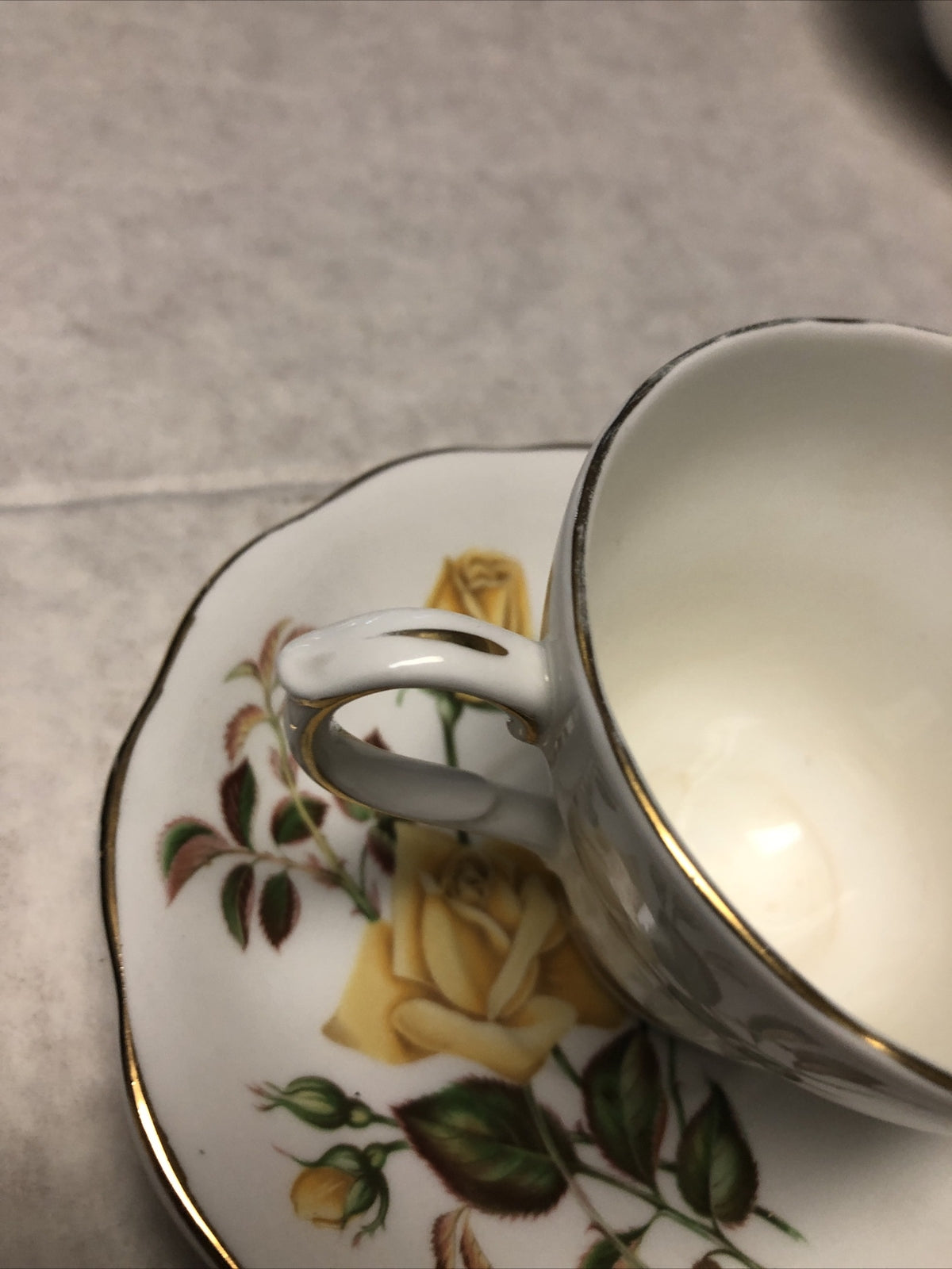 Vintage Duchess Autumn Tea Cup & Royal Standard Sunset Saucer Made In England3