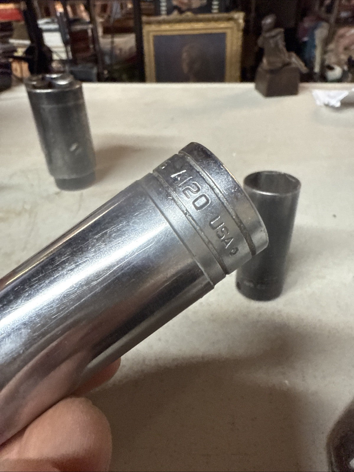 Snap On Tools Lot Of 5 Pieces Wrench Socket6