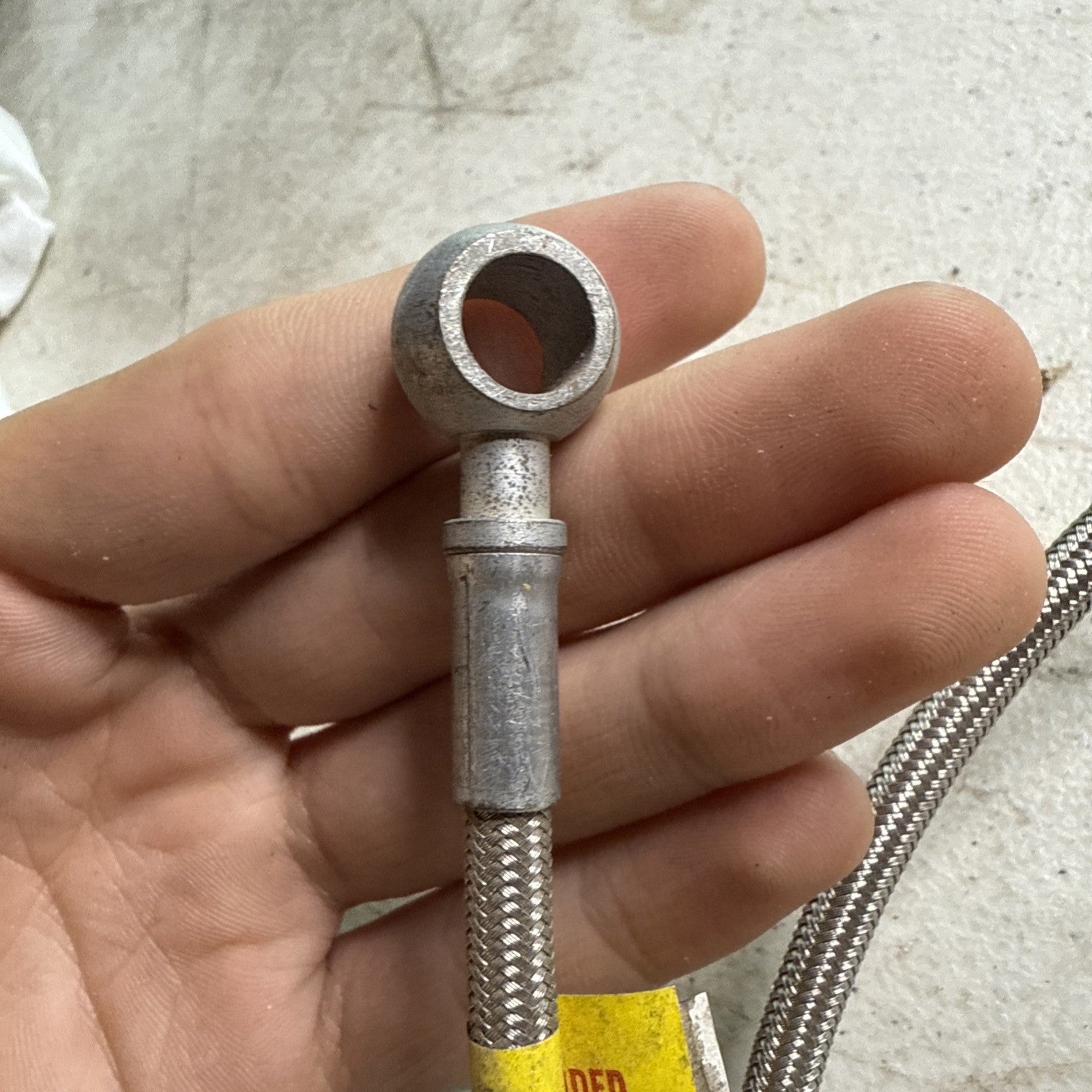 Vintage Earls 54” Stainless Steel Braided Hoses w/ Banjo Fittings Scta Racing3