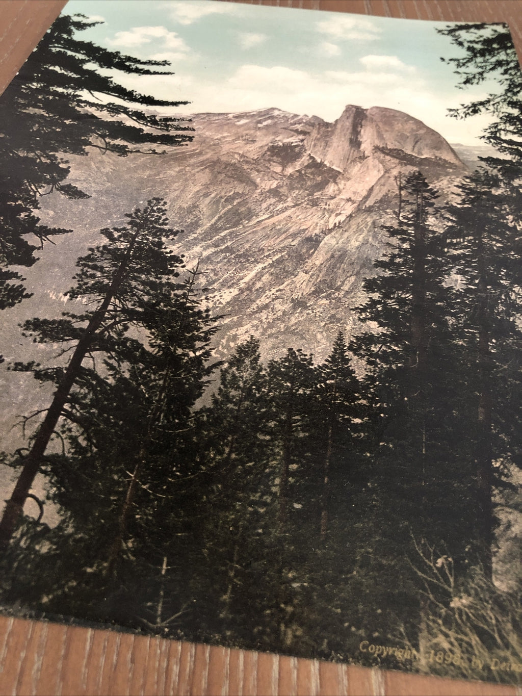 SUPERB 1898 Original Photo Lot Of 2 South  Dome El Capitan YOSEMITE 7” x 9”10