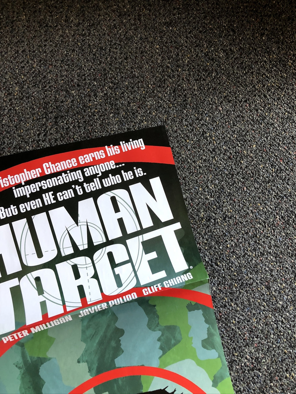 Human Target DC Vertigo Comic Book Promo Poster Peter Milligan 2003 Series4