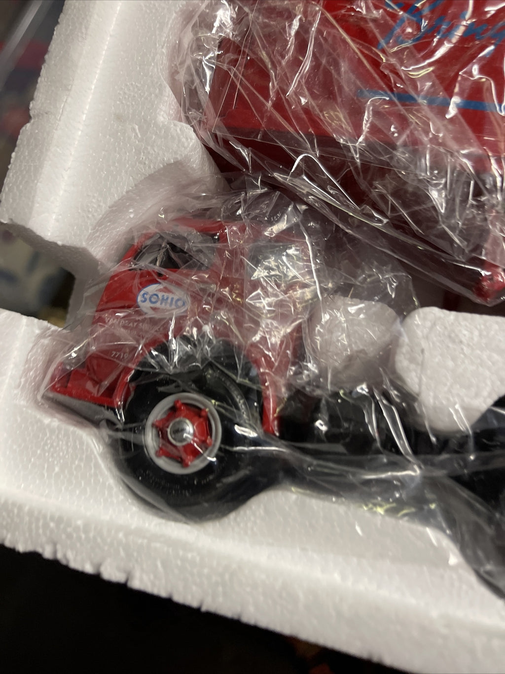 NEW First Gear 1:34 Truck W Trailer 1953 White 3000 Die cast Sohio Oil Rare5