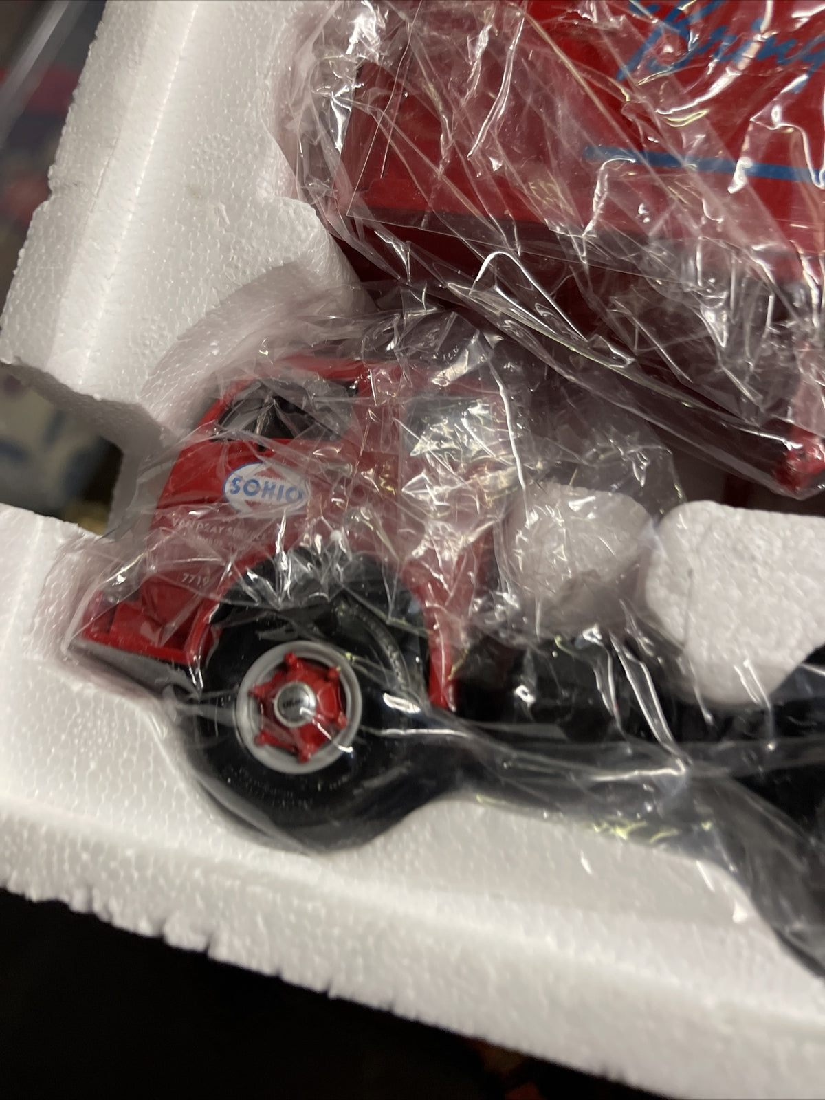 NEW First Gear 1:34 Truck W Trailer 1953 White 3000 Die cast Sohio Oil Rare5