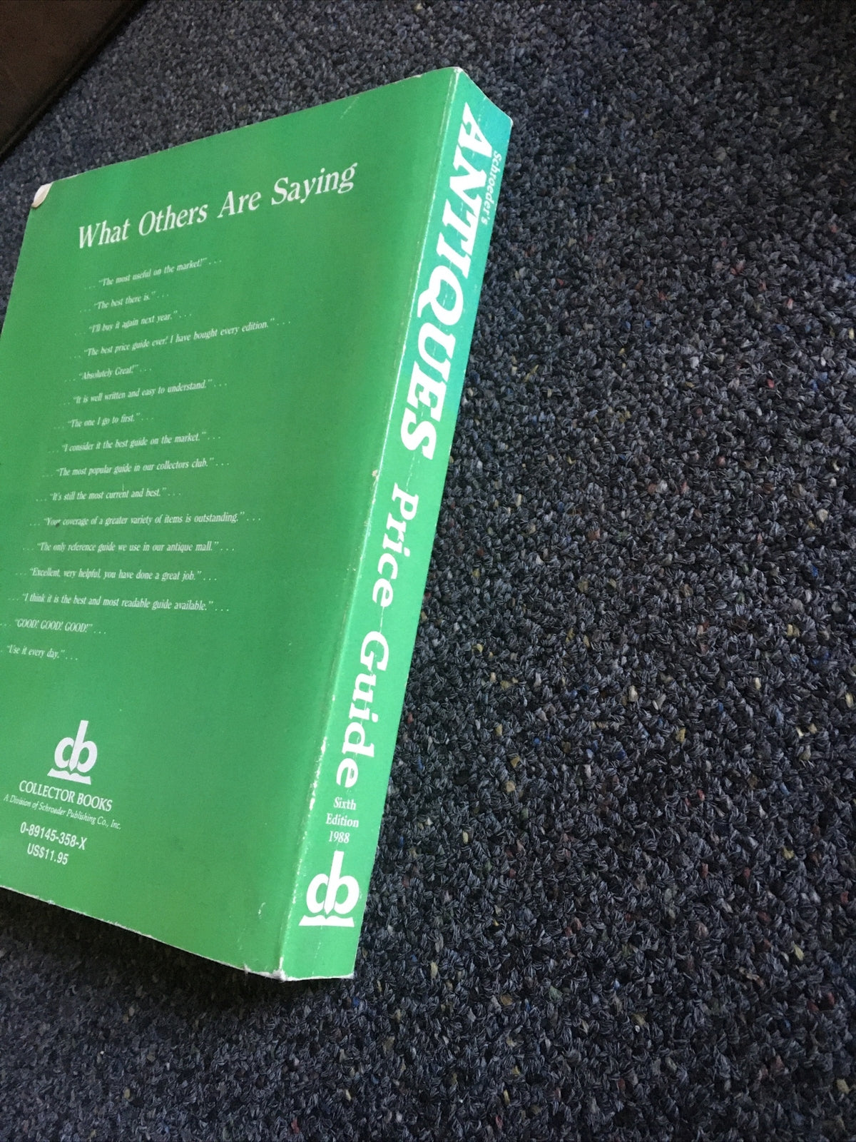 Vintage Schroeders Antiques Price Guide 1988 Sixth Edition6