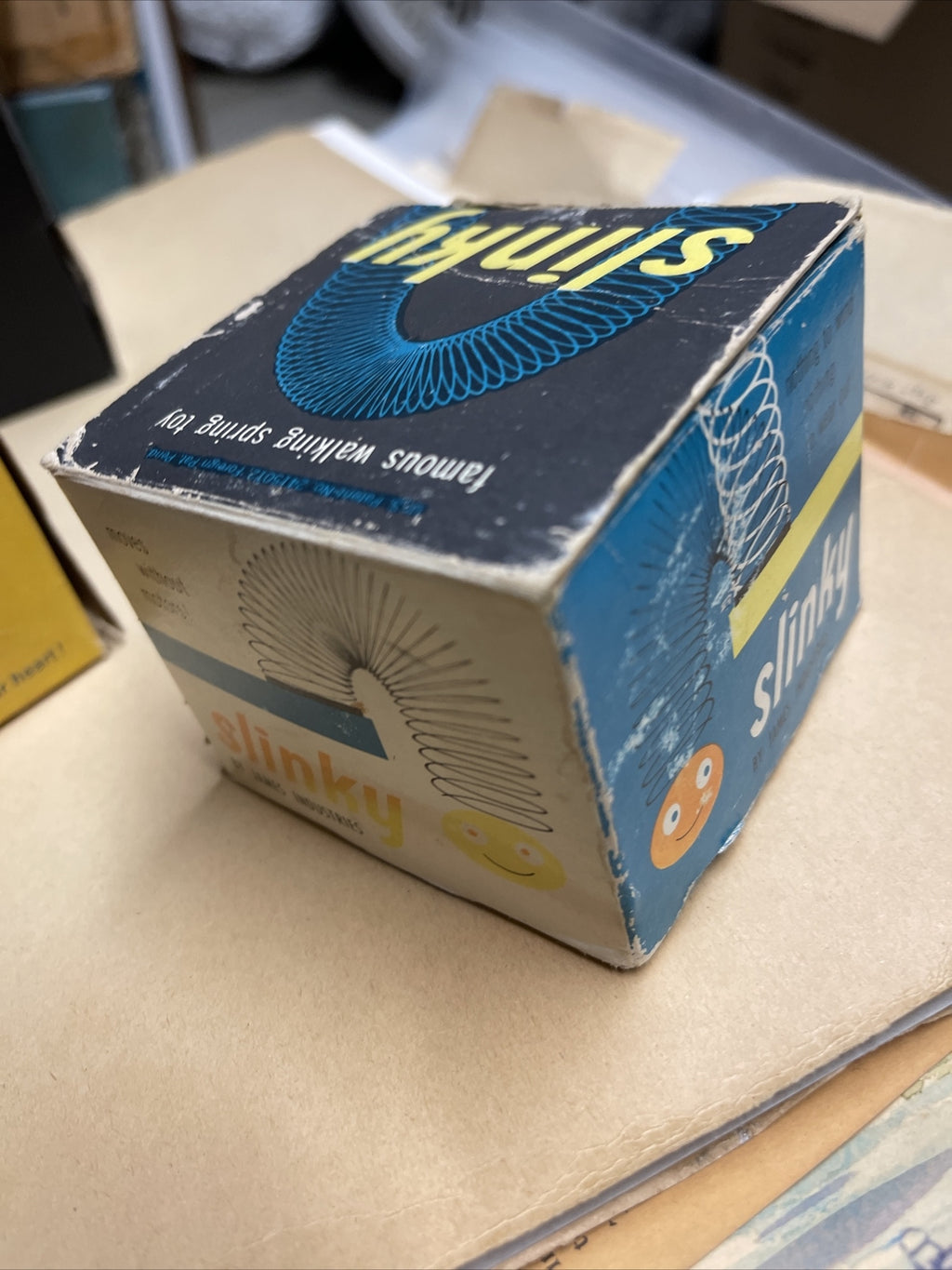 VINTAGE SLINKY Lot ORIGINAL WALKING SPRING TOY IN BOX  UNUSED7