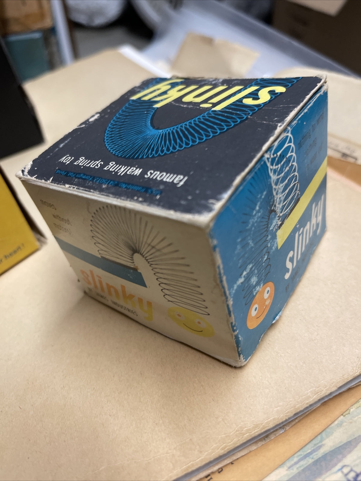VINTAGE SLINKY Lot ORIGINAL WALKING SPRING TOY IN BOX  UNUSED7