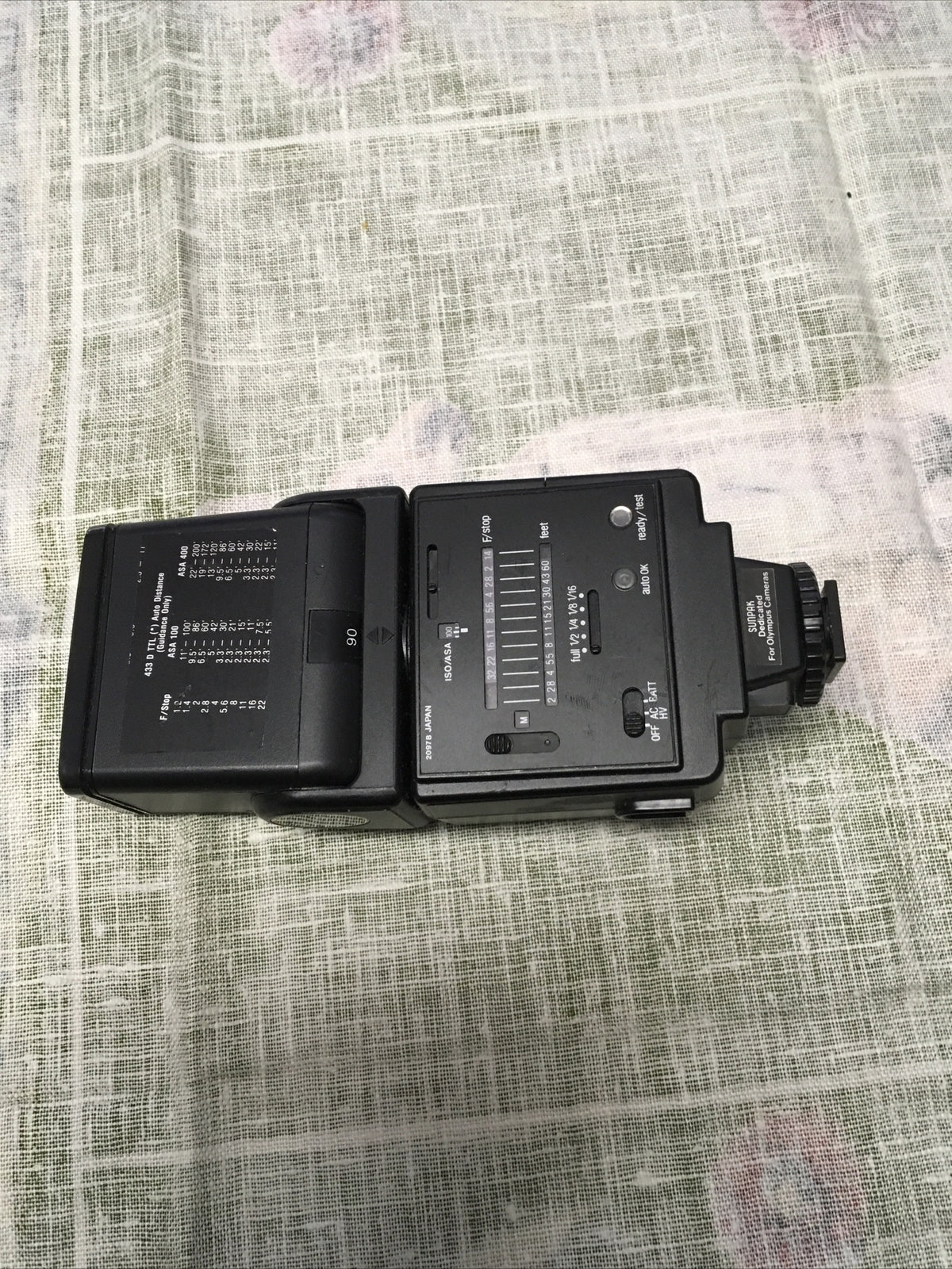 Sunpak Auto 433D Thyristor Electronic Camera Flash Unit1