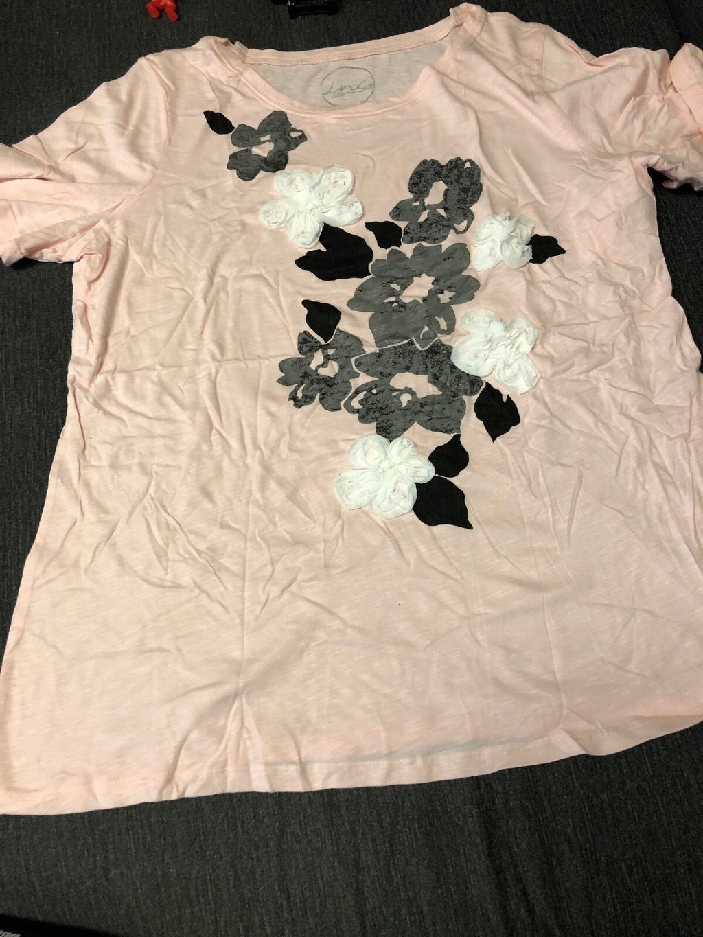 Lot Of 3 Shirts- 2 INC & 1 LOTUS Leopard, Flowers, V Neck NWT0