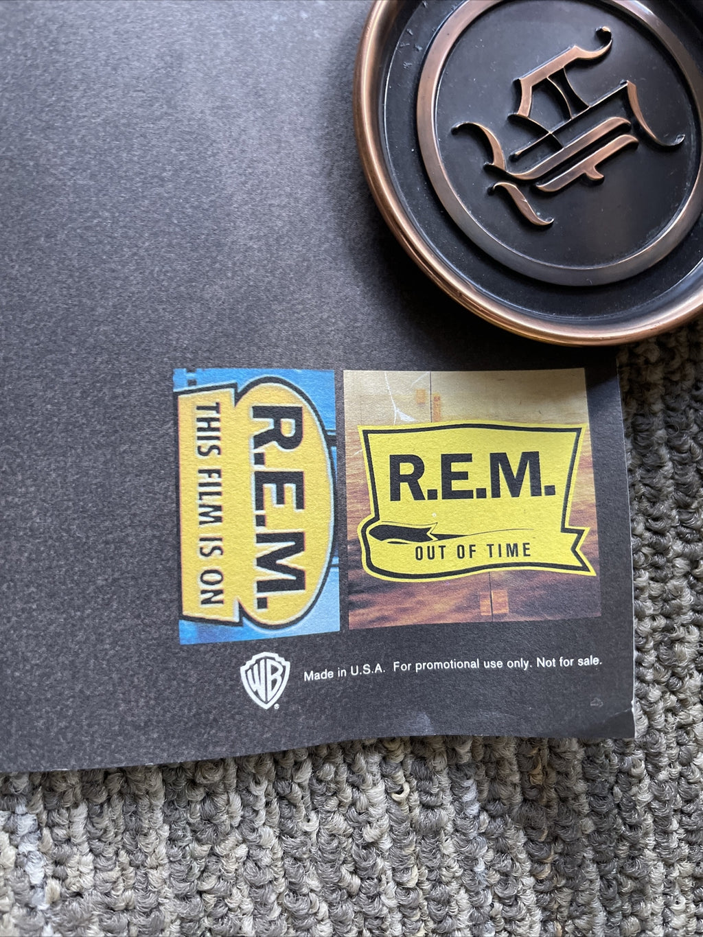 #50 R.E.M. 1991 Out Of Time Record Store Promo Poster 23” X 35” REM1