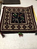 Authentic Boho Rag Rug Bag Handmade Vintage Gypsy Purse Cross Body Straps0