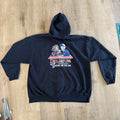 Delirium San Francisco Service For The Sick Skeleton Bar Graphic Black Zip-Up2XL0