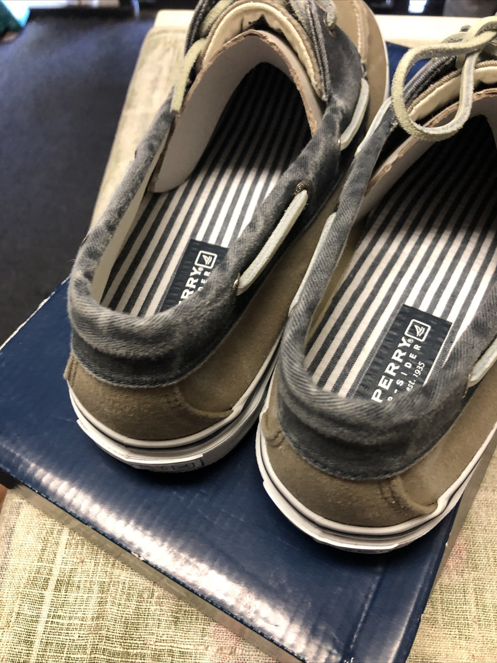SPERRY TOP-SIDER SHOES MENS LOAFERS SIZE 13M NOS BOX IS DAMAGED5