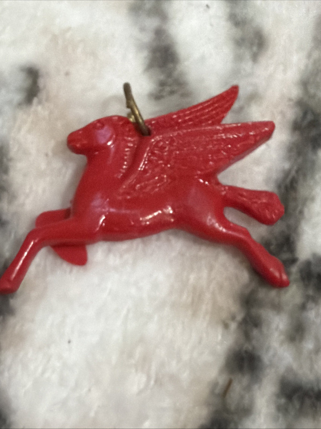 Vintage Mobil Gas 1939 New York World's Fair Charm Red Pegasus 1