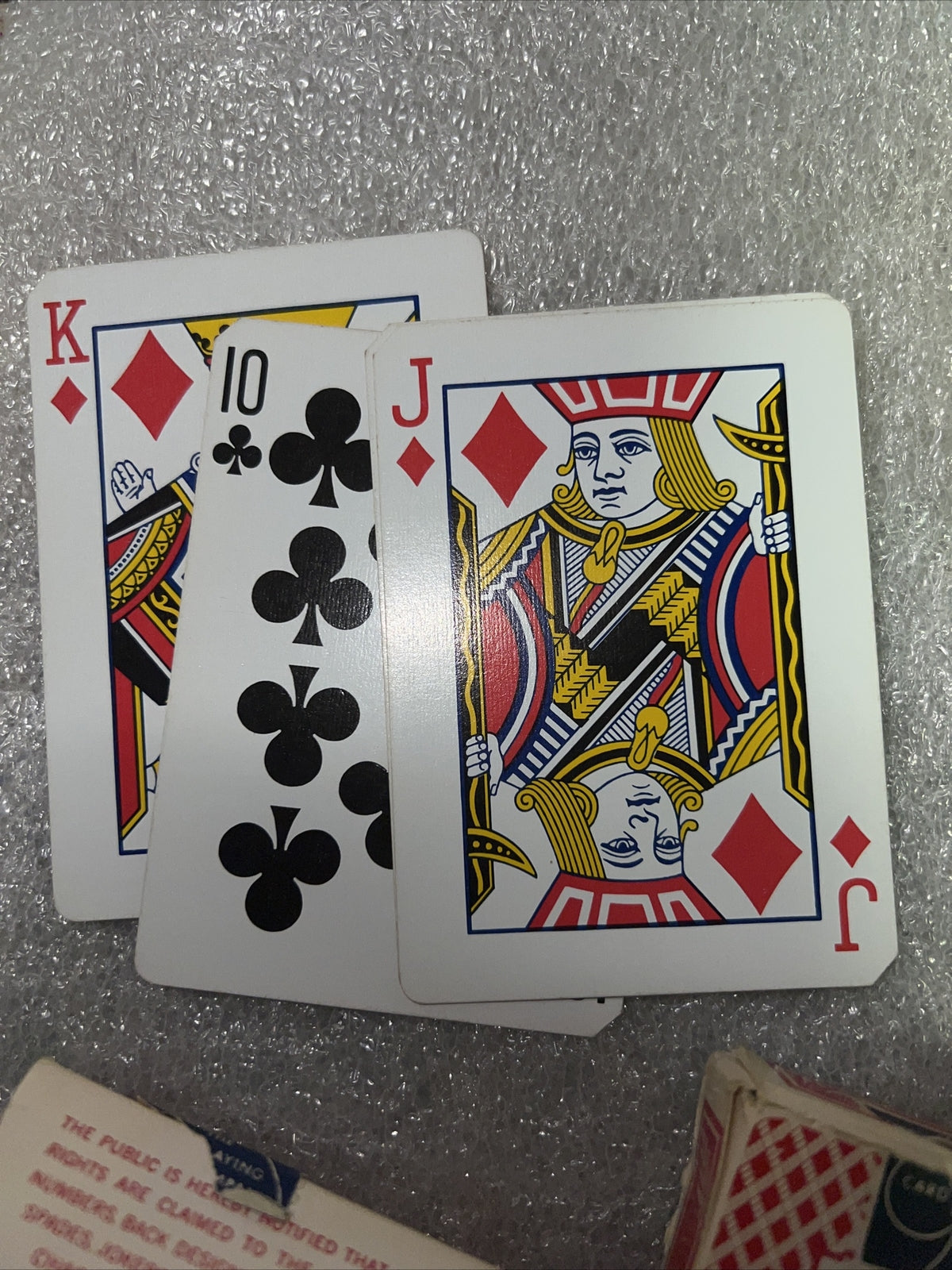 Vintage Club STAMP BEE DIAMOND BACK No. 92 Club Playing Cards Harrah’s Reno4