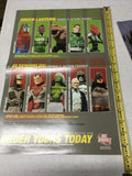 Green Lantern Series 2 action figures Promo Poster 2006 DC Collectors Edition0