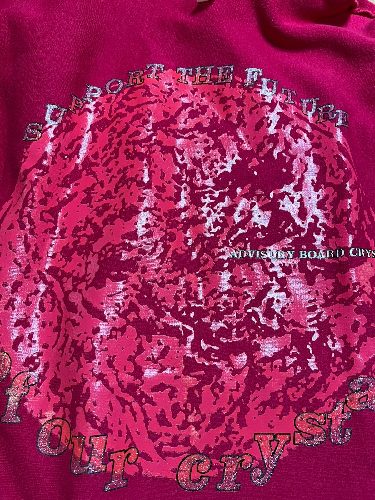 RARE ABC Advisory Board Crystals Hoodie XXL Red Graphic “What It Would Be Like”5