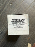 Manley 33429 Plus .001 SBC Small Block Chevy Large Journal Main Bearings Set0
