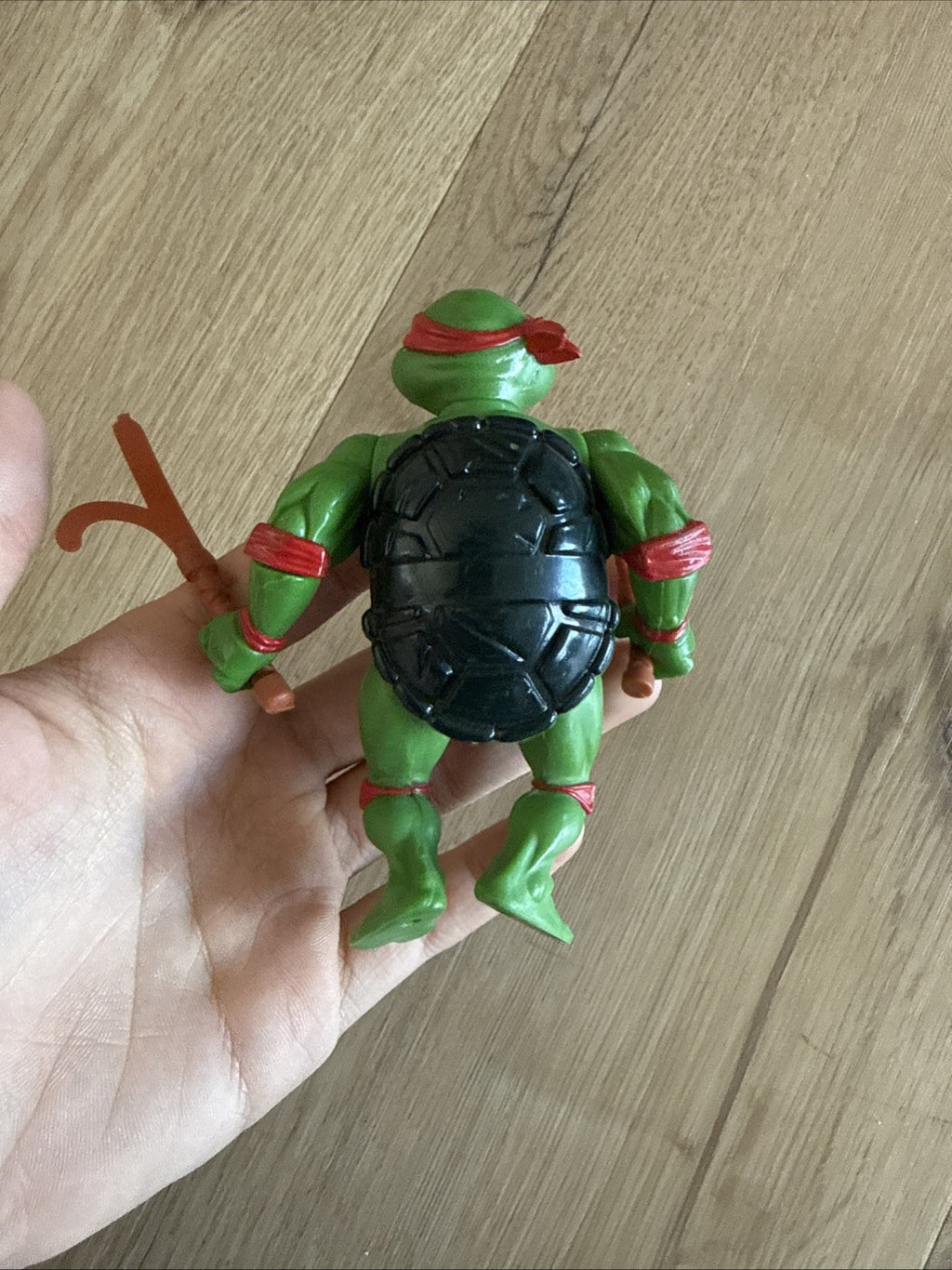 Teenage Mutant Ninja Turtles 1988 Raphael Soft Head TMNT 1 Original Sai VTG Rare3