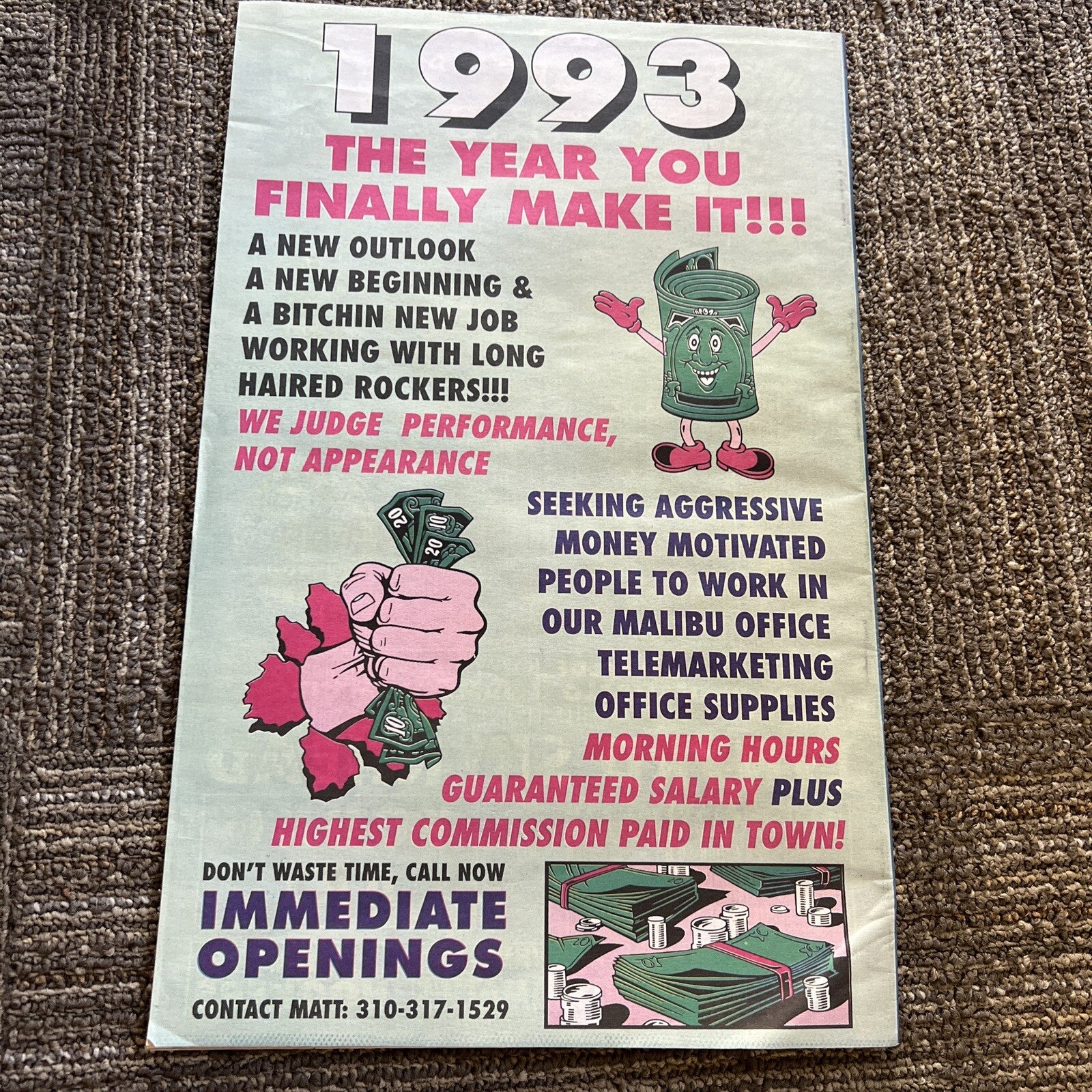 Rock City News Interview with Soul Magazine Vol 11 No 1, 1993 Vintage Music4