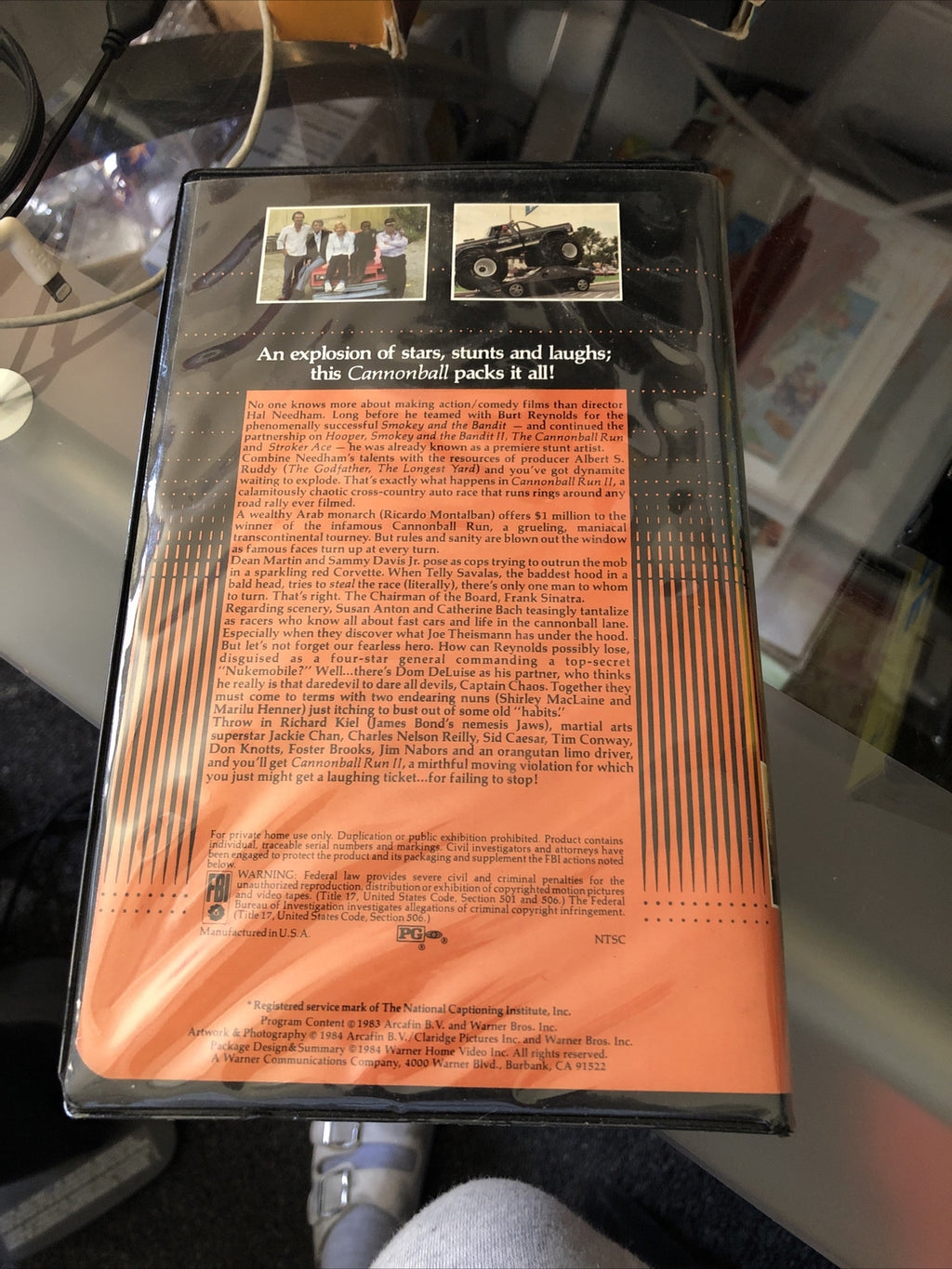 Cannonball Run II Beta Tape Not VHS Video Tape Movie Burt Reynolds RARE1