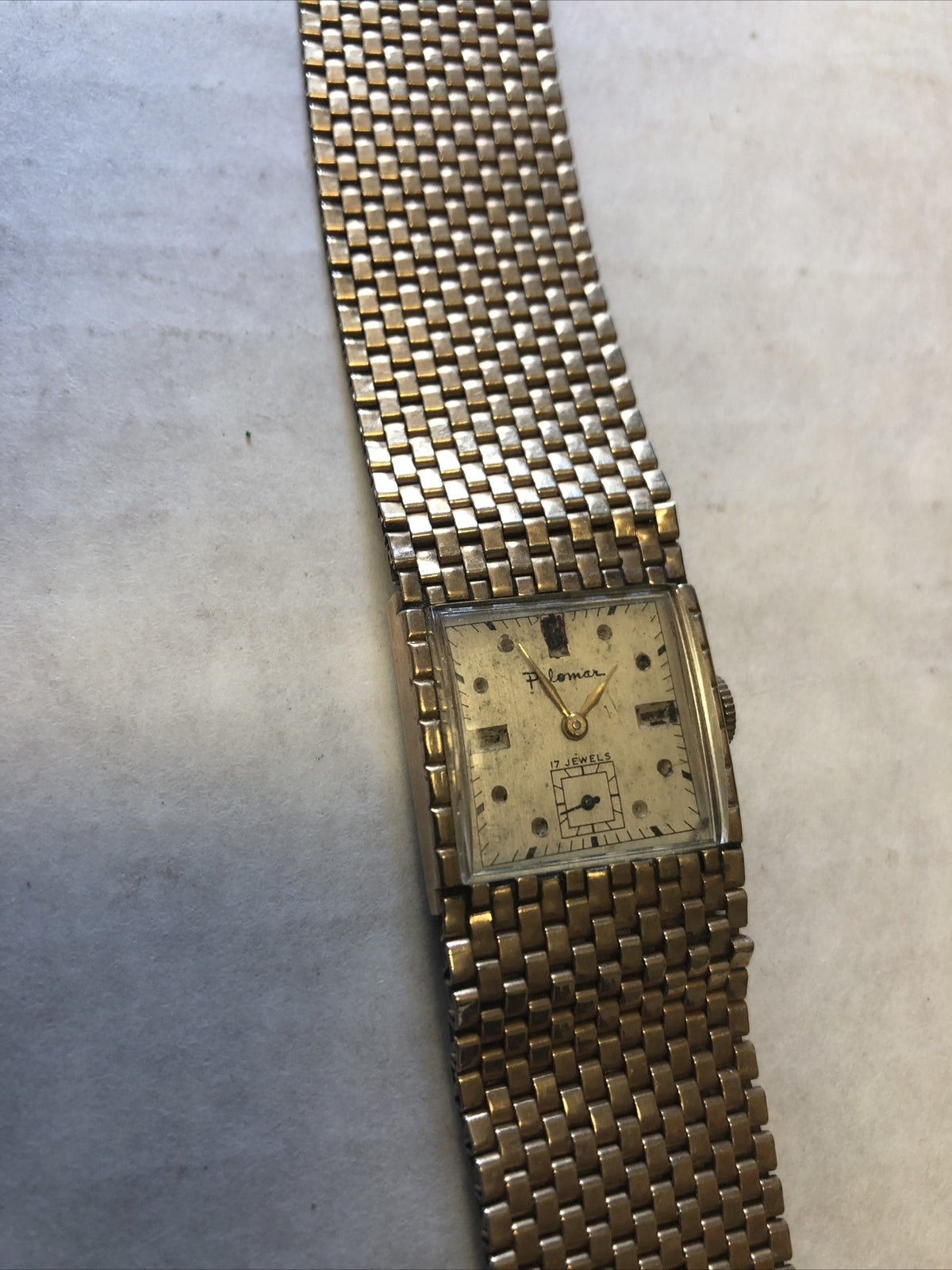 Vintage Palomar 17Jewels Men's Watch 1/20 12K GF Not Running- For Parts6