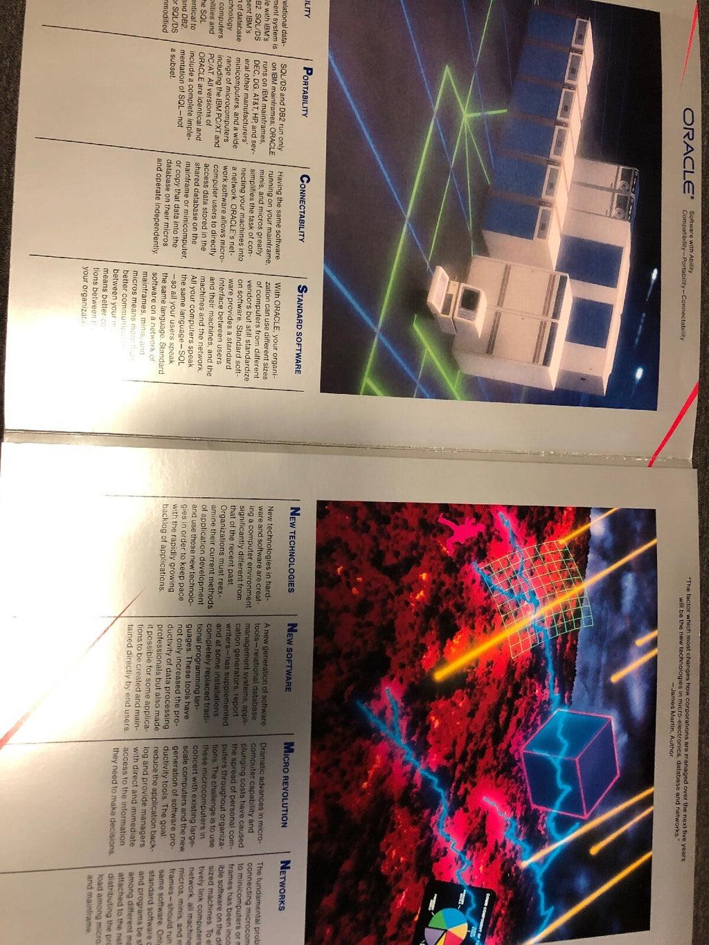 Vintage Oracle The Relational Database Management System Brochure1