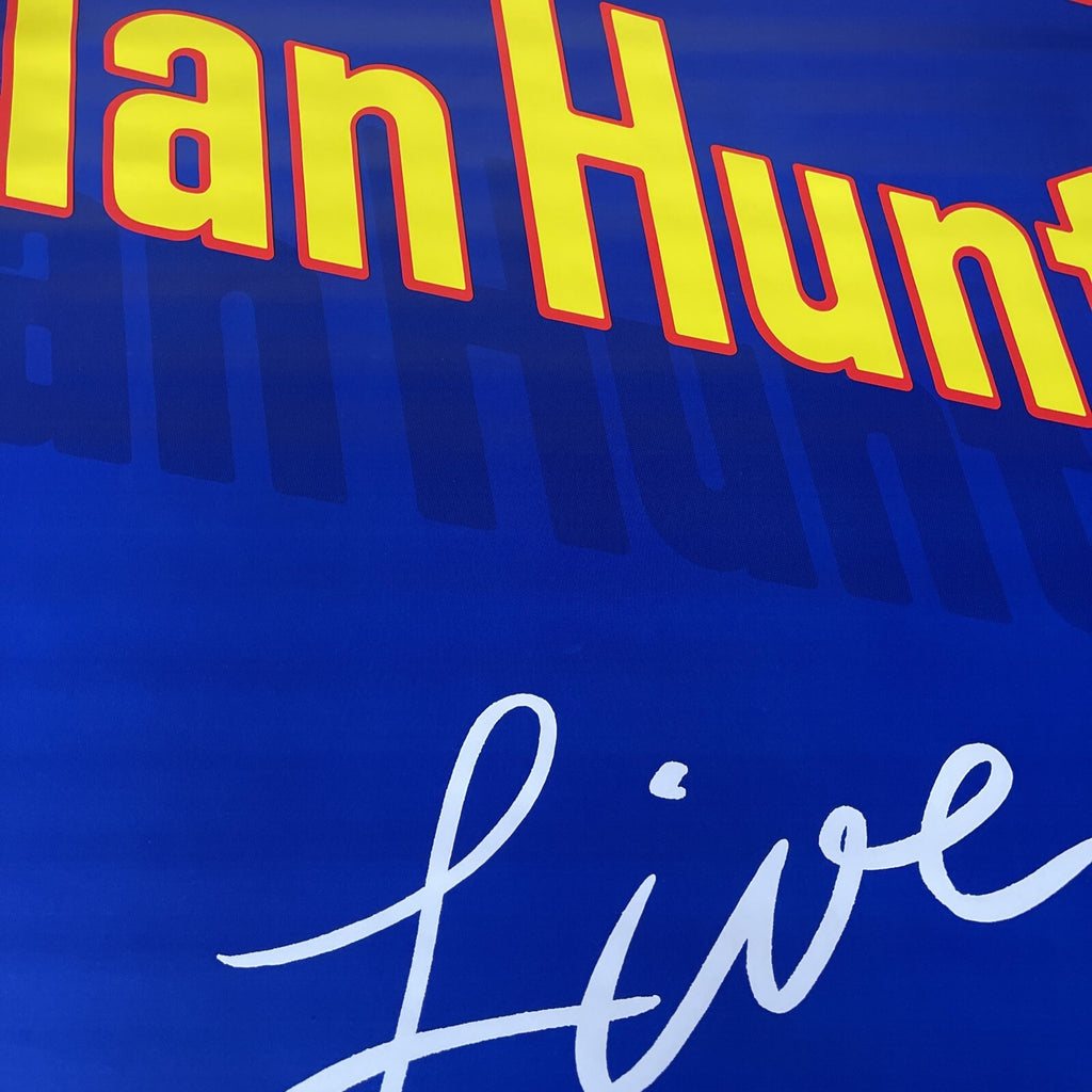 RARE Ian Hunter Live LP Record store Promo Subway Poster #48 48” 1980s Chrysalis5
