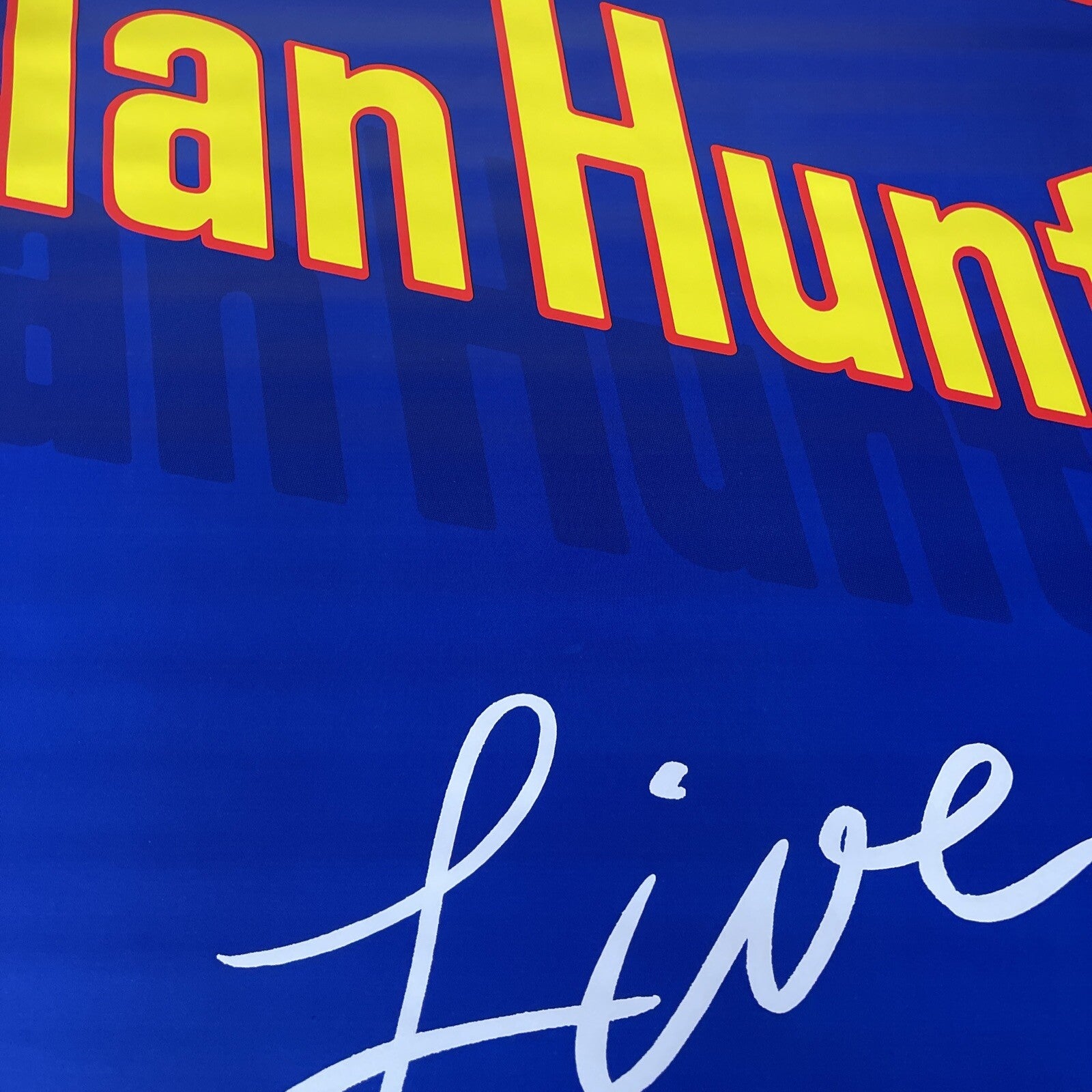 RARE Ian Hunter Live LP Record store Promo Subway Poster #48 48” 1980s Chrysalis5