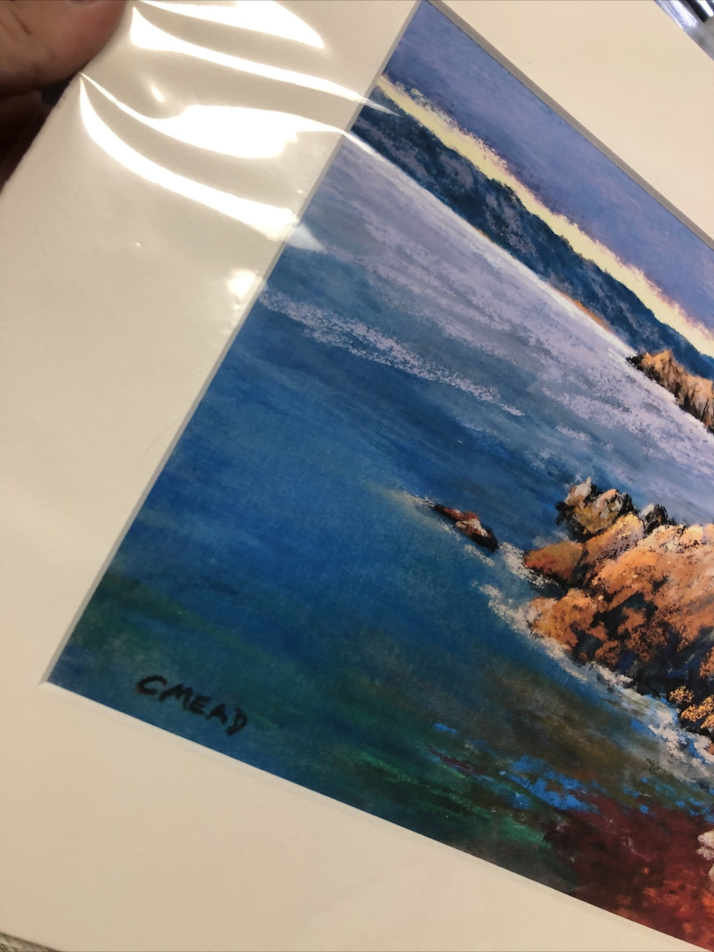 Digital Print From Watercolor Painting By Carol Mead 11x14” (Lover’s Point PG)1