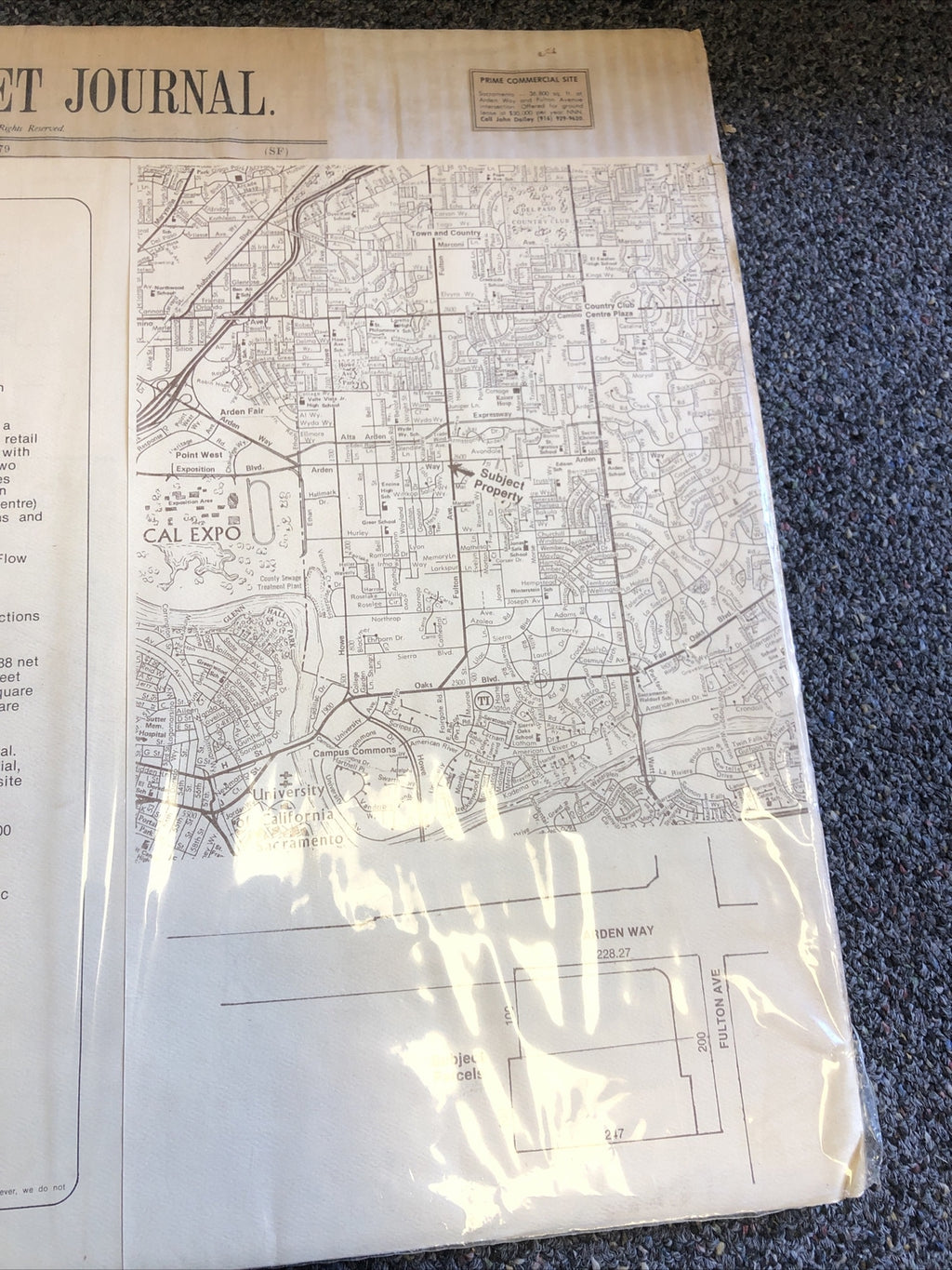 The Wall Street Journal 1979 Sacramento Ground Lease Opportunity2