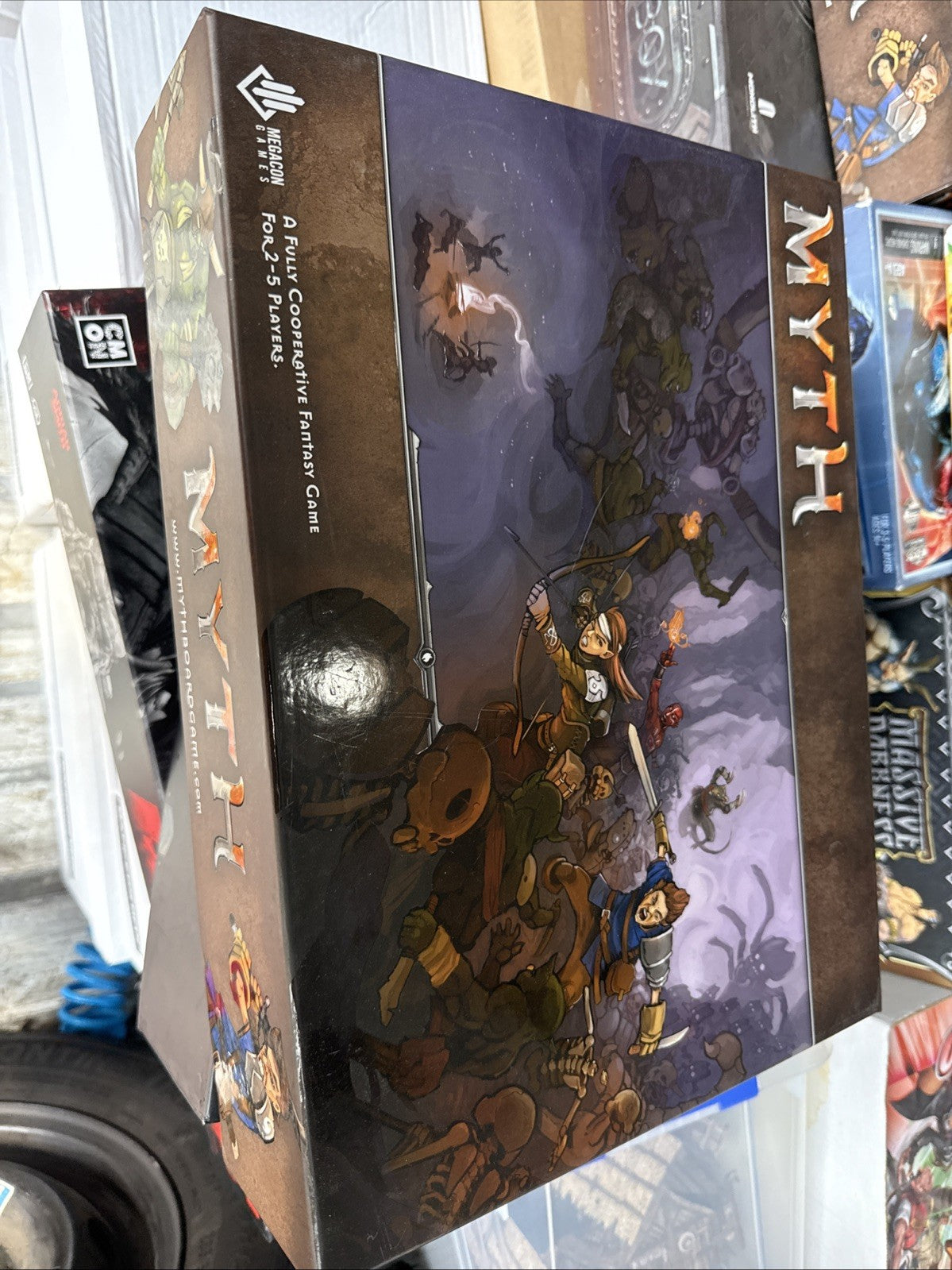 Megacon Myth Board Game  Unpunched Sealed Bags0