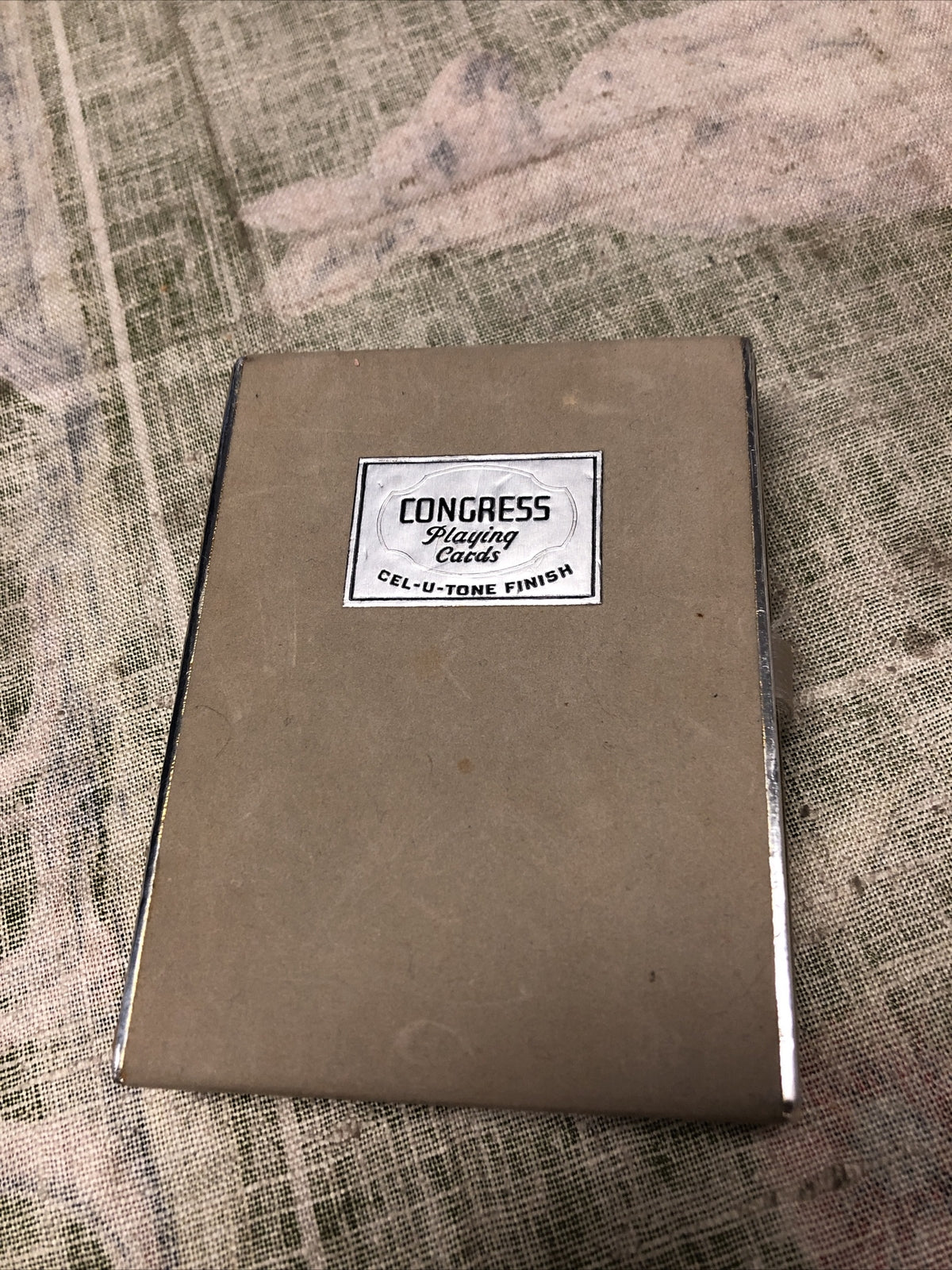 Vintage CONGRESS Decks of Playing Cards Cel-U-Tone Finish2