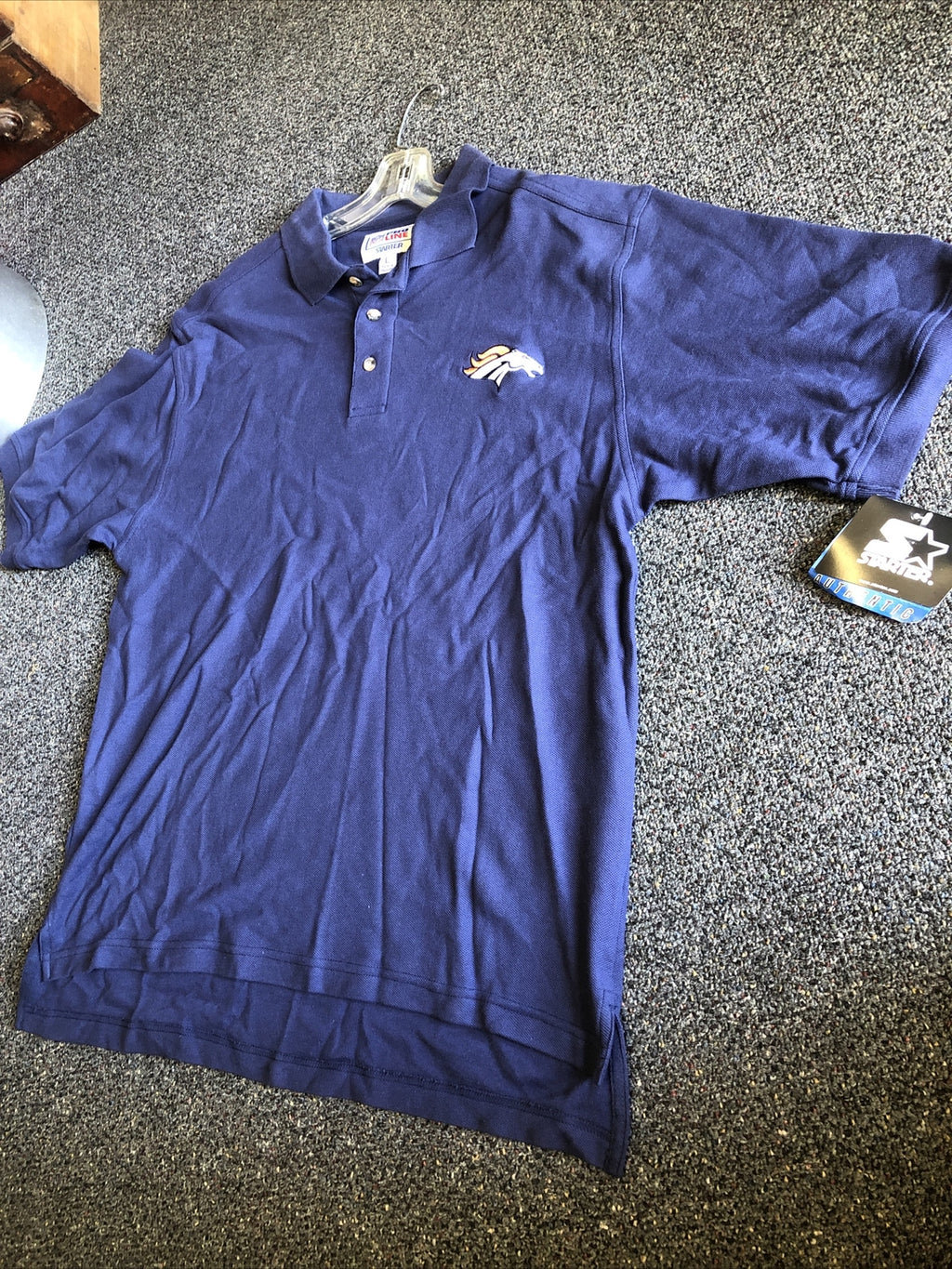 Vintage 90’s NOS Starter Pro Line Denver Broncos Shirt Size L0