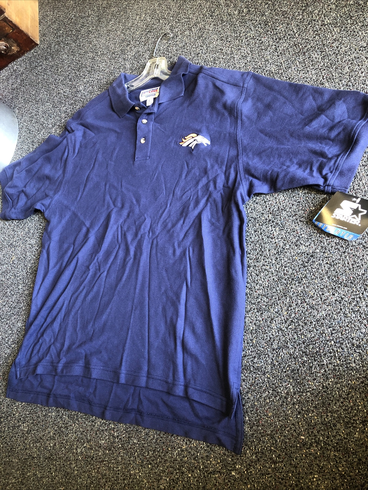 Vintage 90’s NOS Starter Pro Line Denver Broncos Shirt Size L0