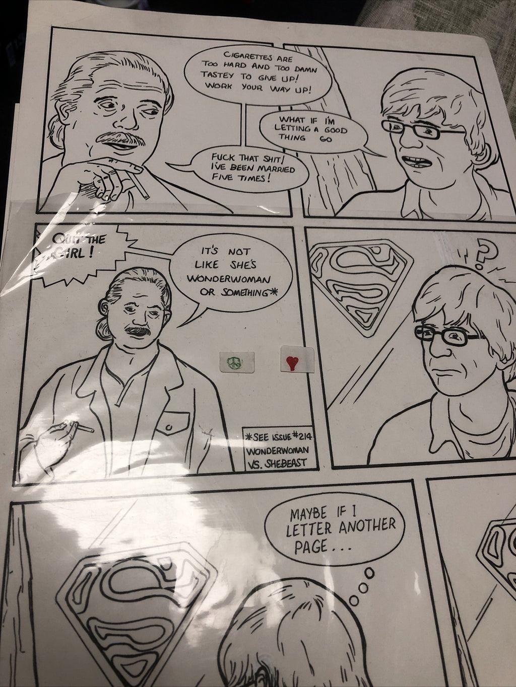 Al’s Comics Posters Lot Of 2 Black & White 17”x11”2