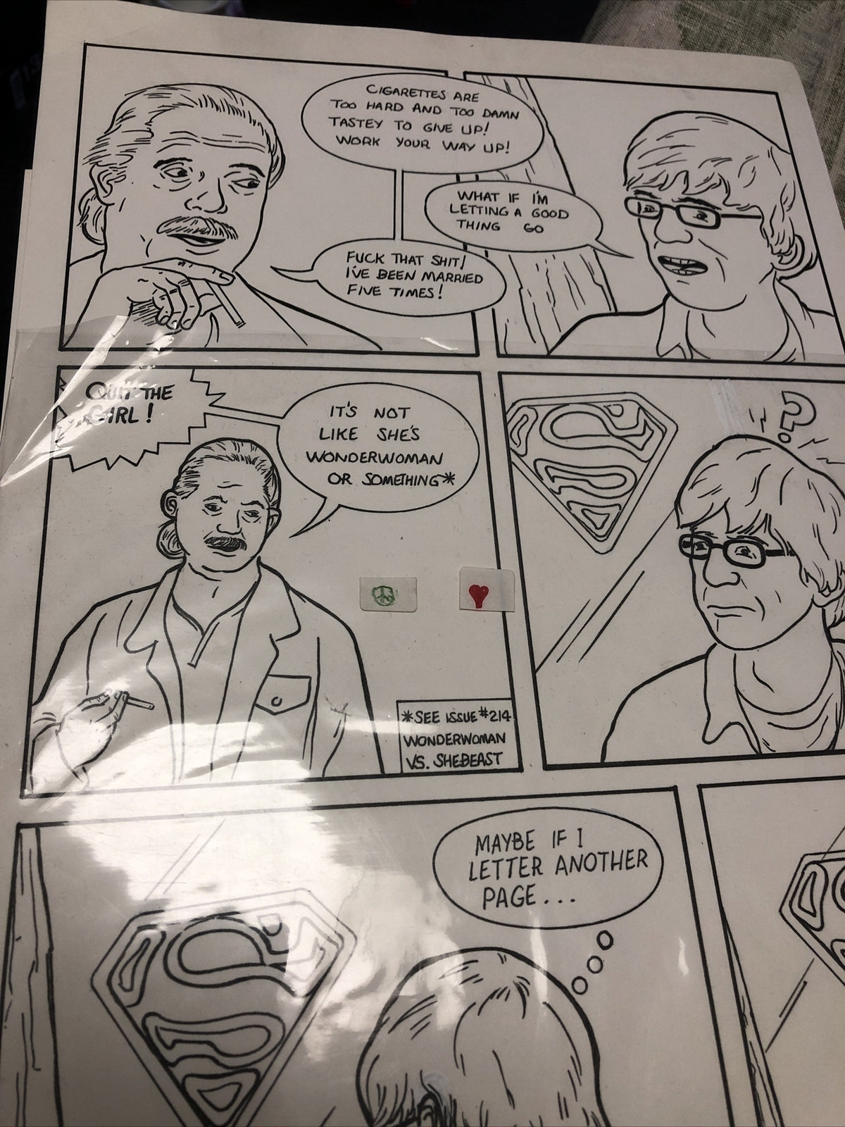 Al’s Comics Posters Lot Of 2 Black & White 17”x11”2