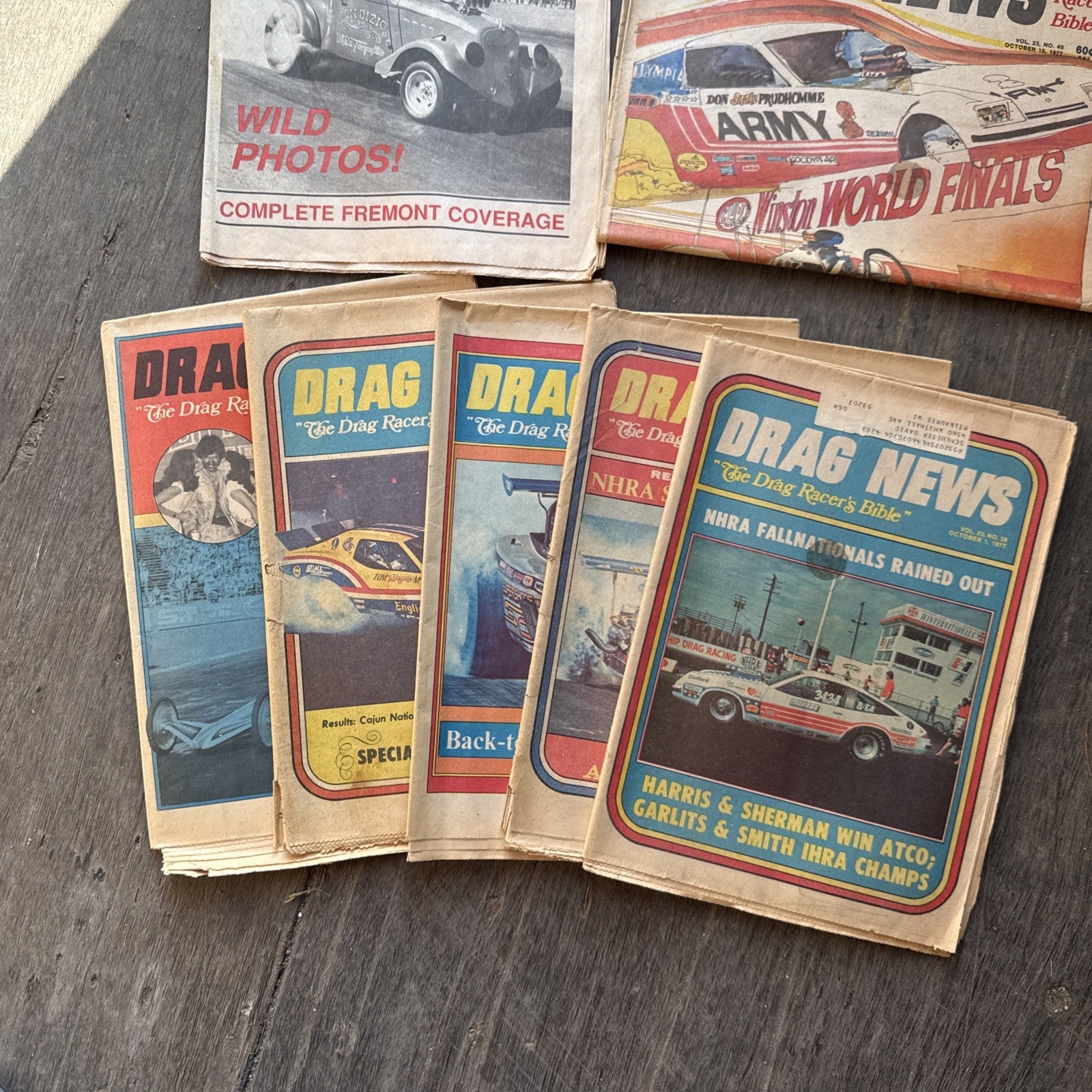 Vintage Drag News Magazine 1977 & 1988Volume 23 Drag Racing NHRA Don Garlits Lot2