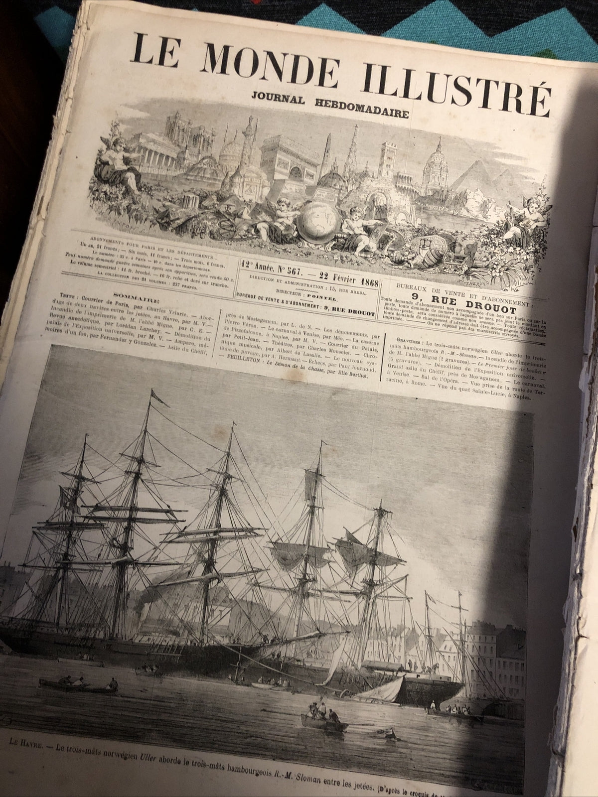 Le Monde Illustre Journal Hebdomadaire 1864-68 Lot Of 55 Issues Civil War Era7