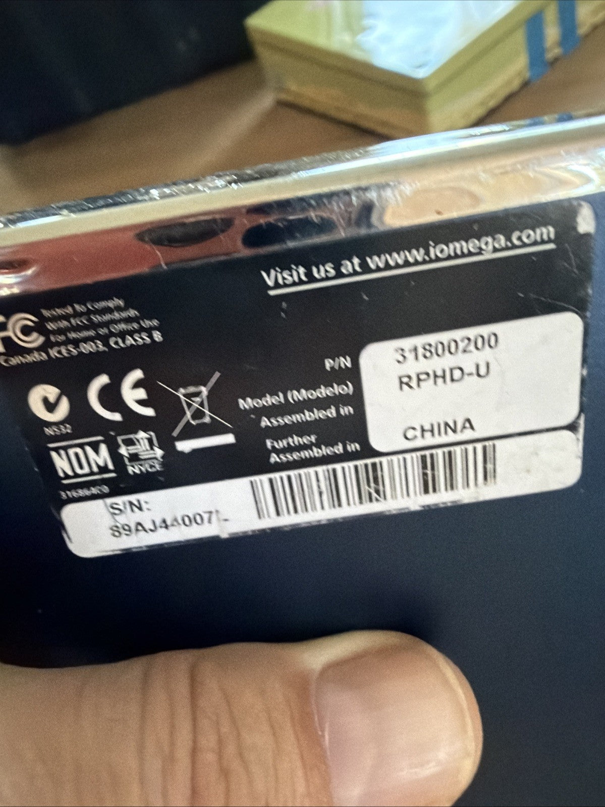Vintage New England Patriots Team Issued Hard Drive From Former Player 2003-064