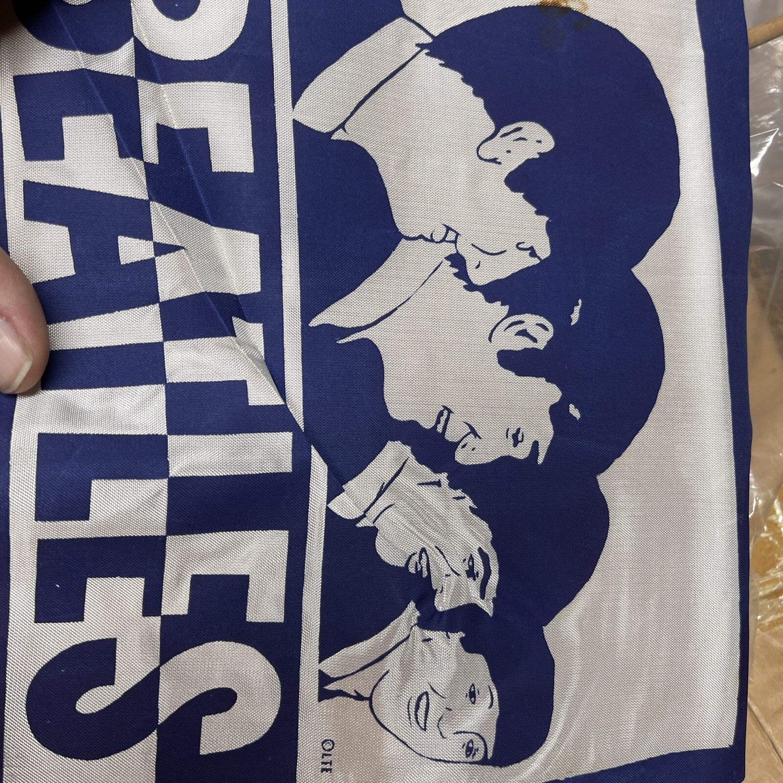 Vintage Beatles Official Souvenir Flag 1960s Original Rare 8” X 10”1