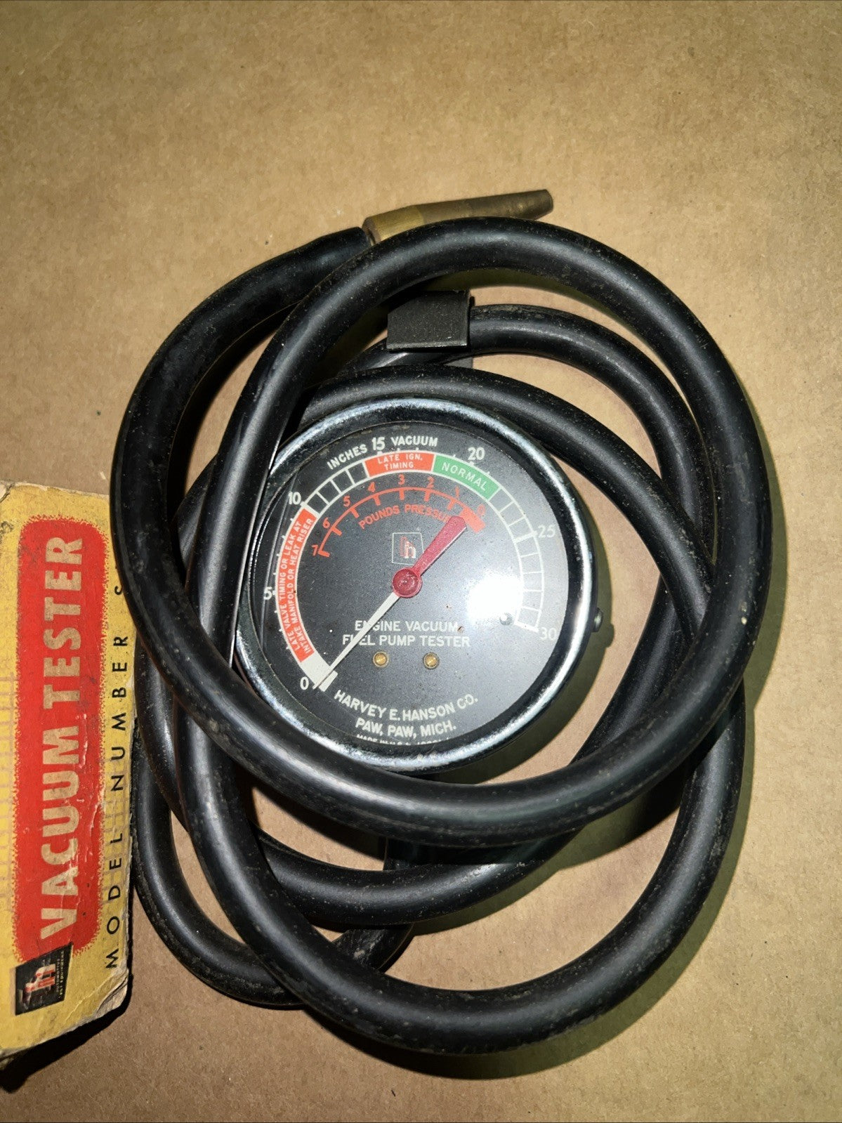 VINTAGE 1930s–50s Gilbert Davis Vacuum Tester Gauge – Ultra Rare Instrument1