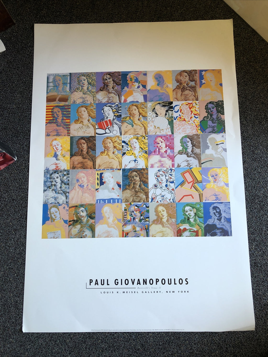Paul Giovanopoulos Art “Botticelli’s Venus II” Poster 36”x24.5”0